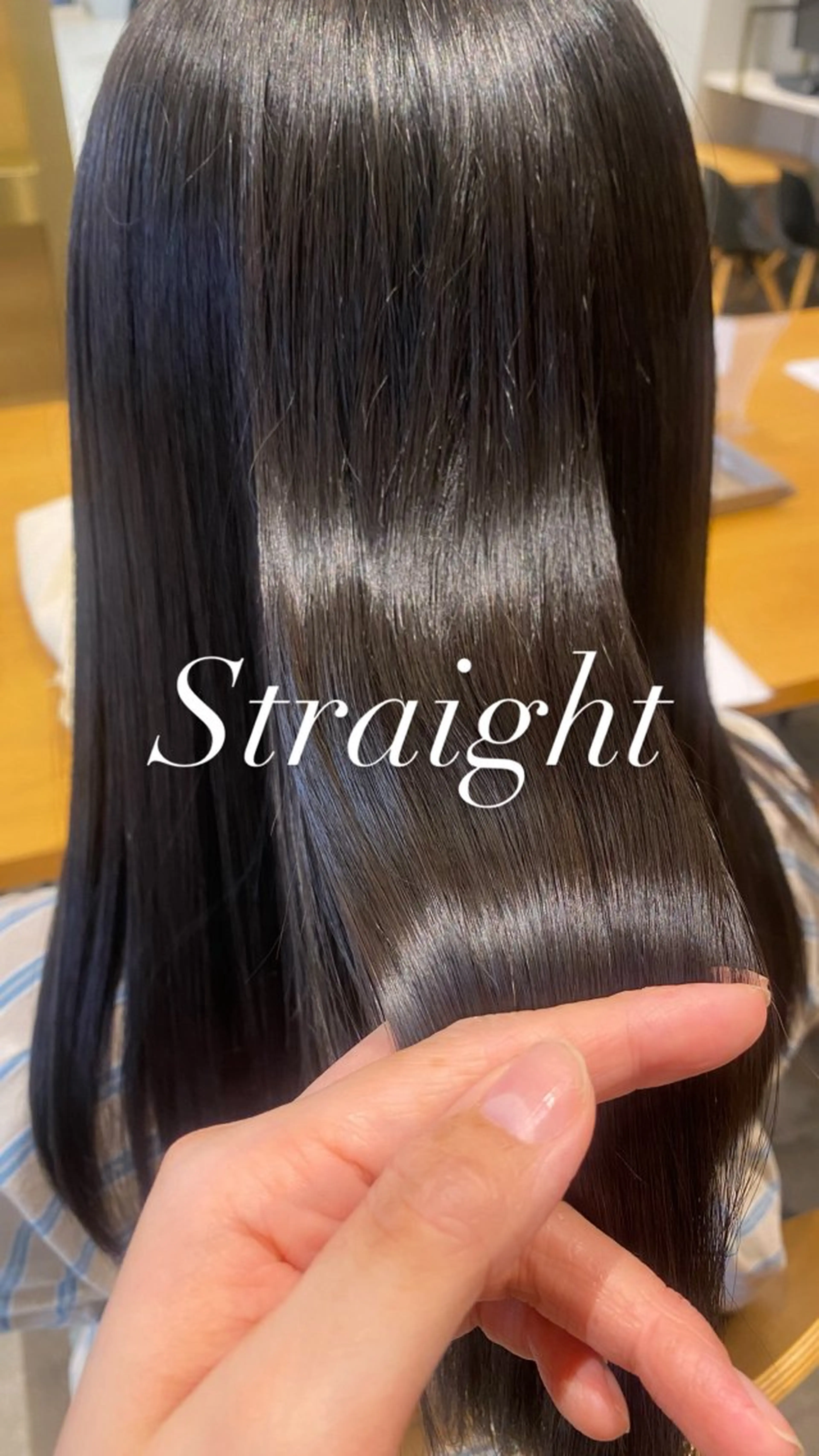 カット縮毛矯正1stepトリートメントの写真