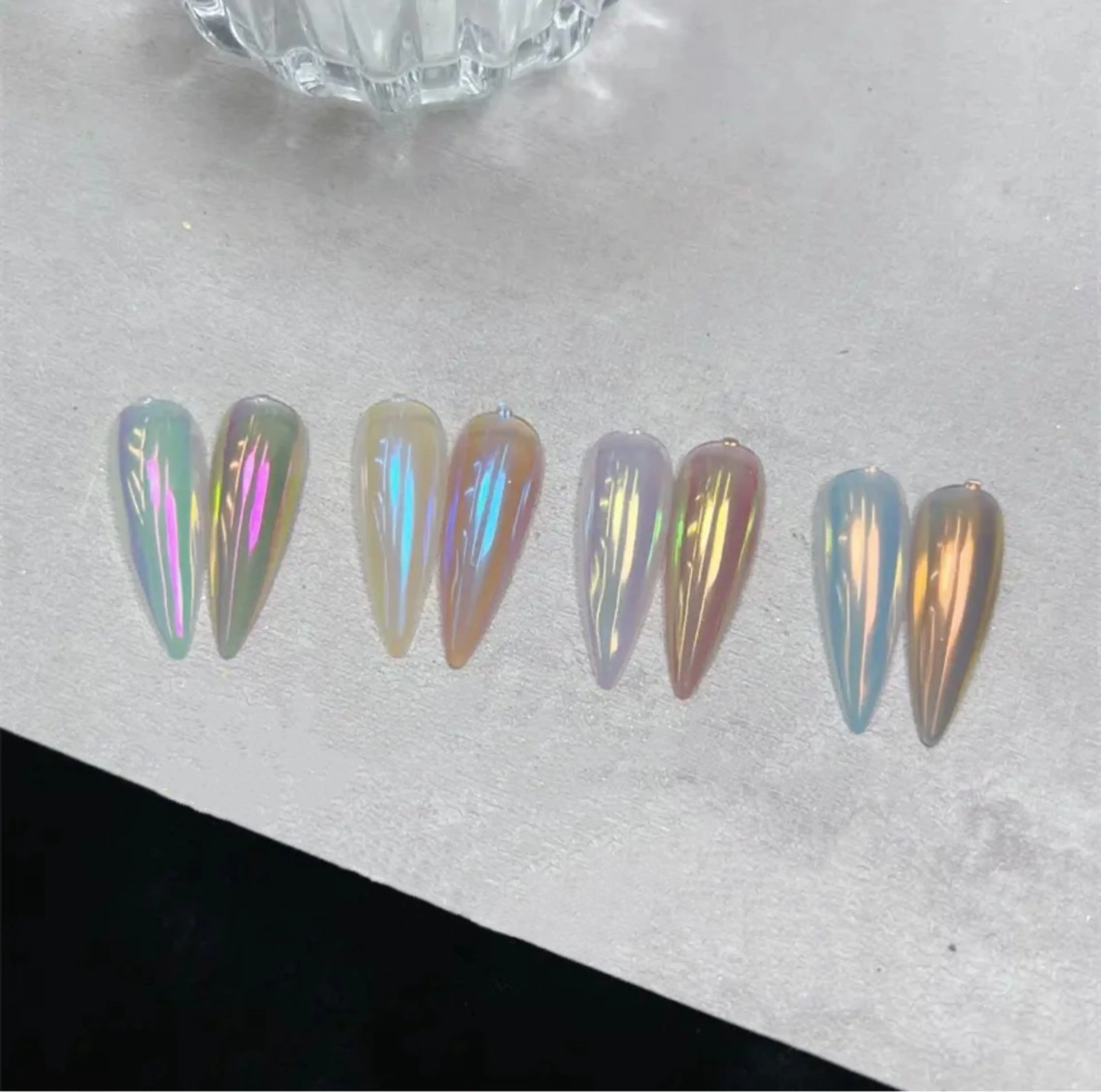 🌸《自爪》🌸ミラーorオーロラ【新規ソフトジェルオフ無料】の写真