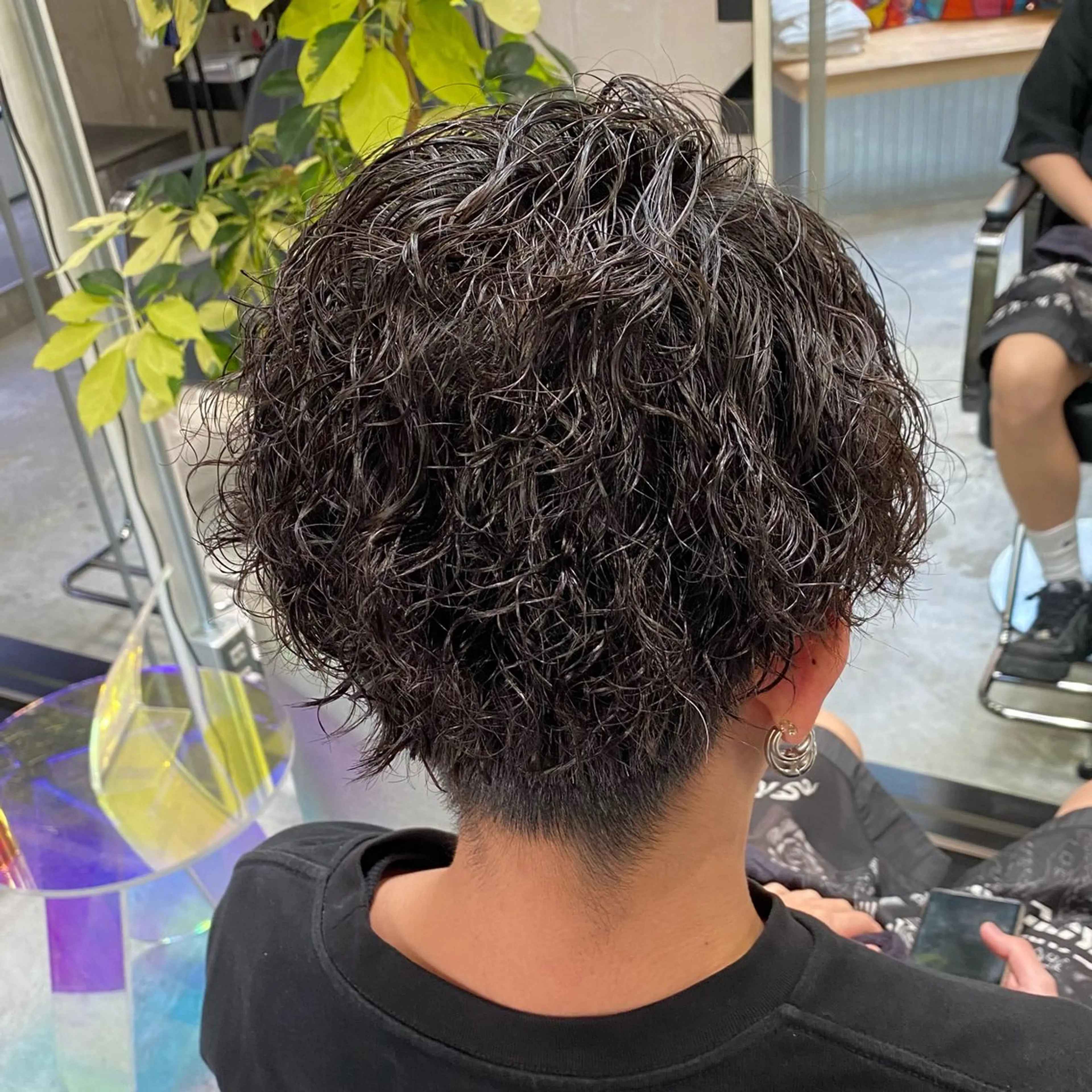 メンズカット+パーマの写真