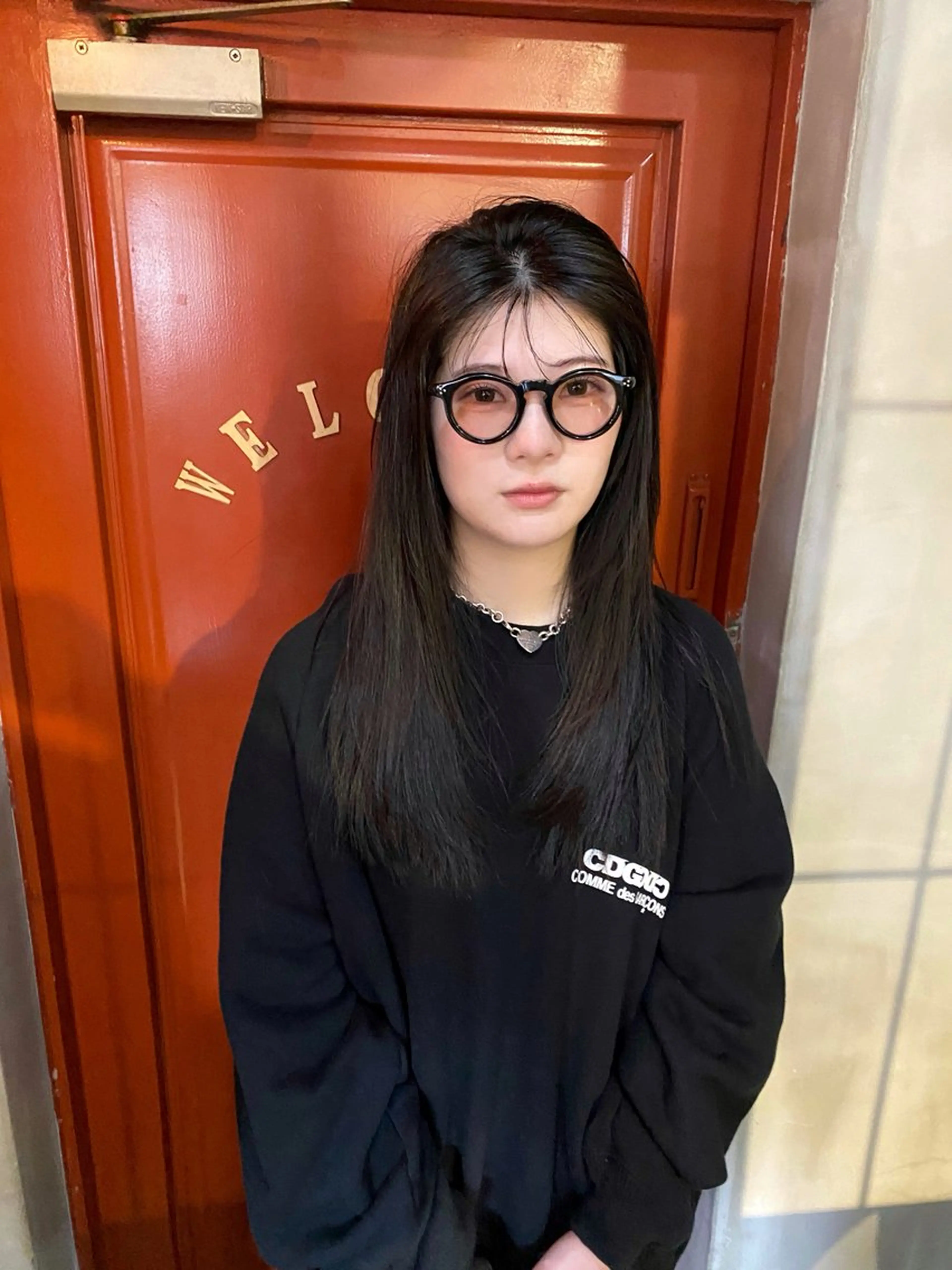 ロング カラー 齋藤 リクのヘアスタイル