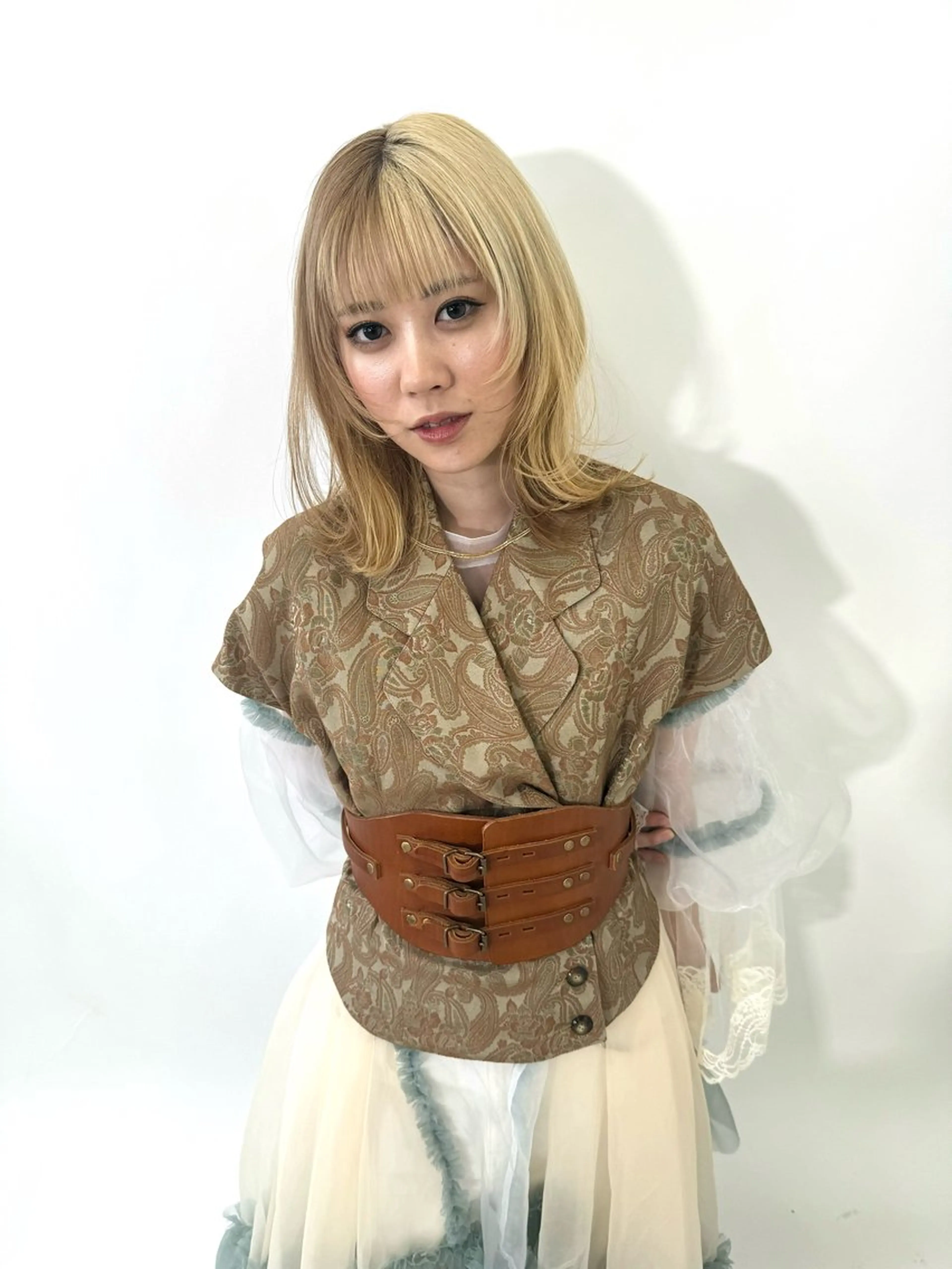 ミディアム 似合わせカット カット ヘアカラー トリートメント AffECTION大曽根所属・AffECTION 大曽根／山田 愛のヘアスタイル