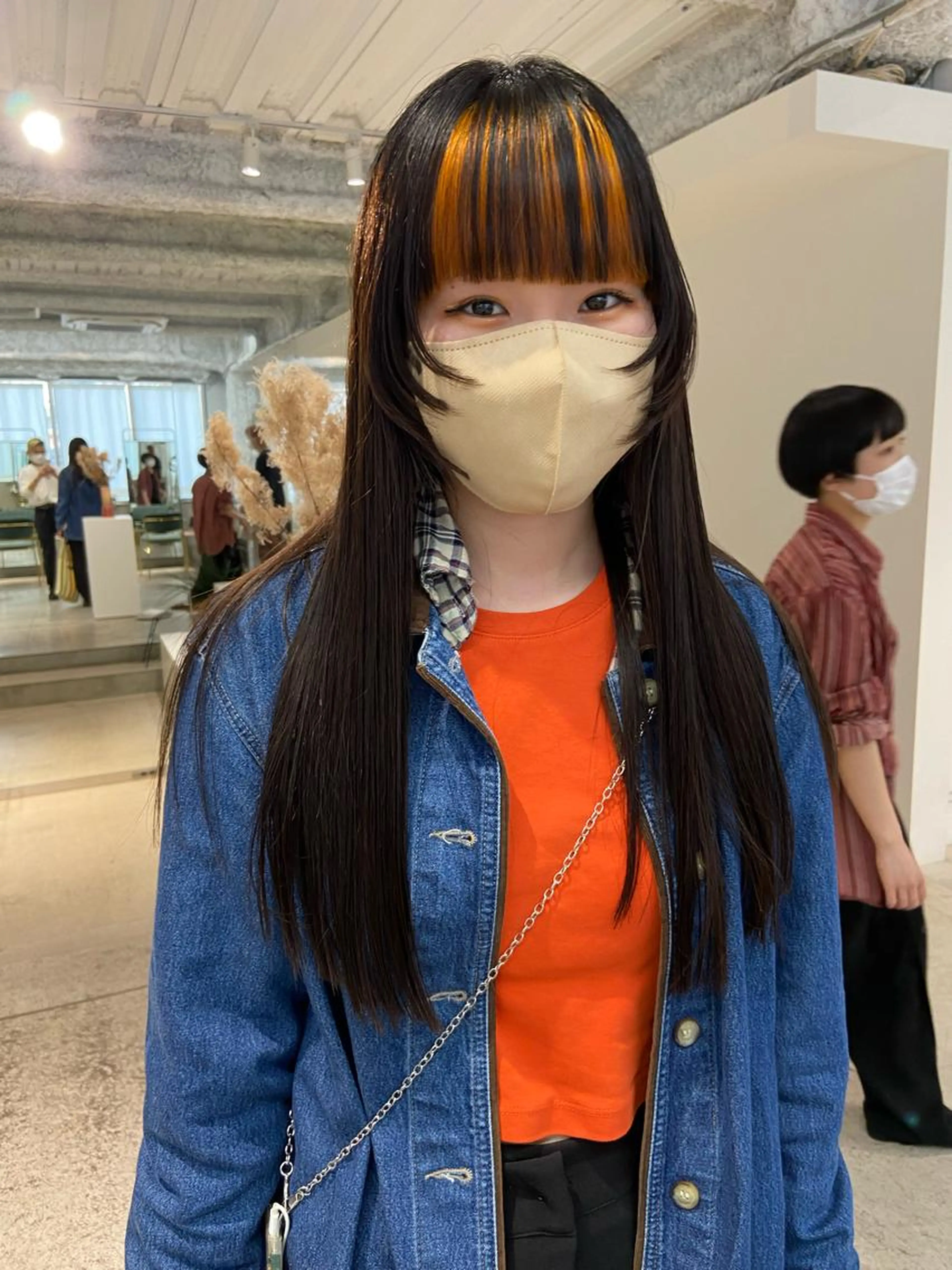 【ケアブリーチ】インナーブリーチオンカラー＋うる艶トリートメントの写真