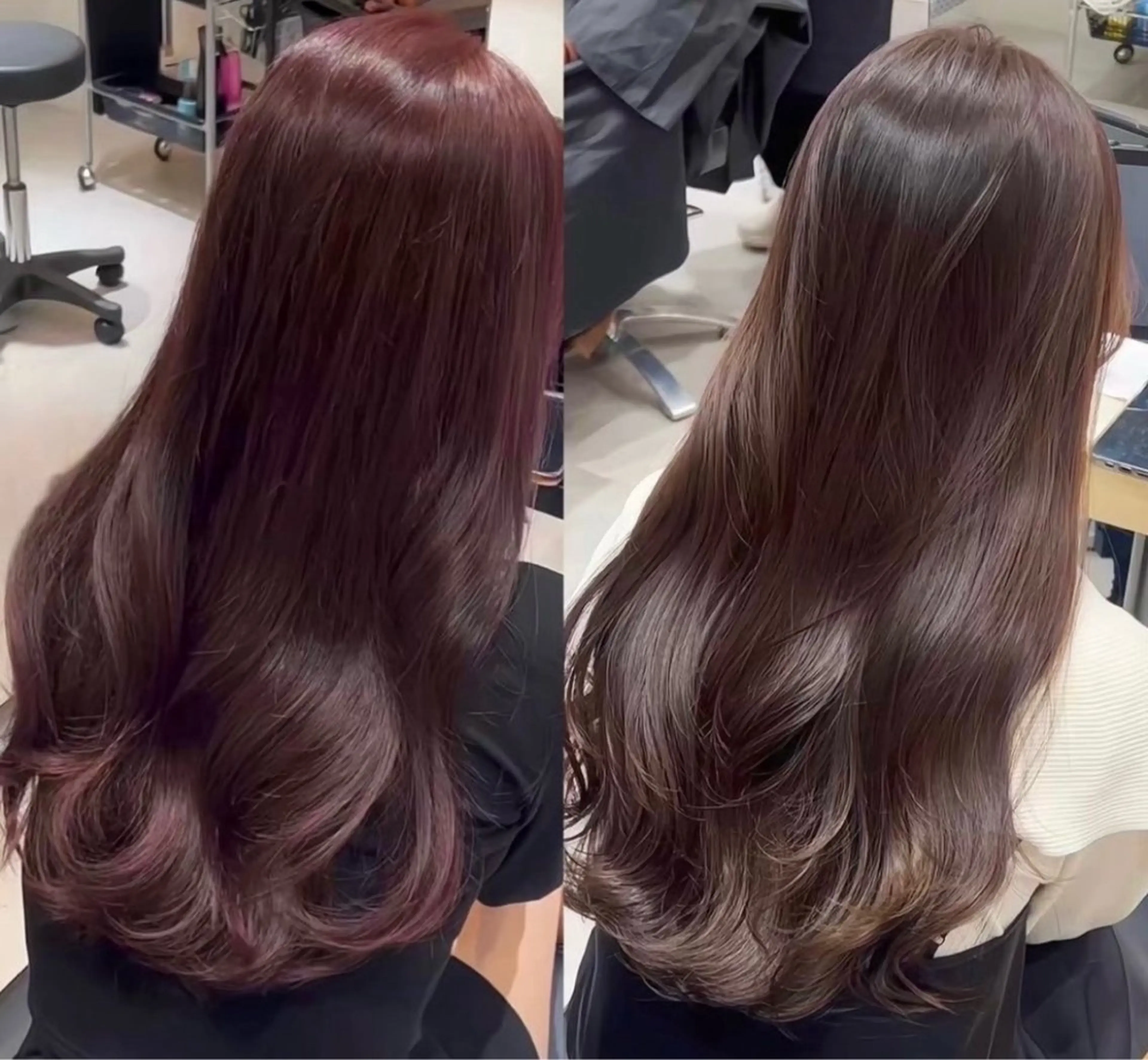 ロング ヘアカラー トリートメント soyon心斎橋所属・♡透明感/艶カラー/ M a I ♡のヘアスタイル