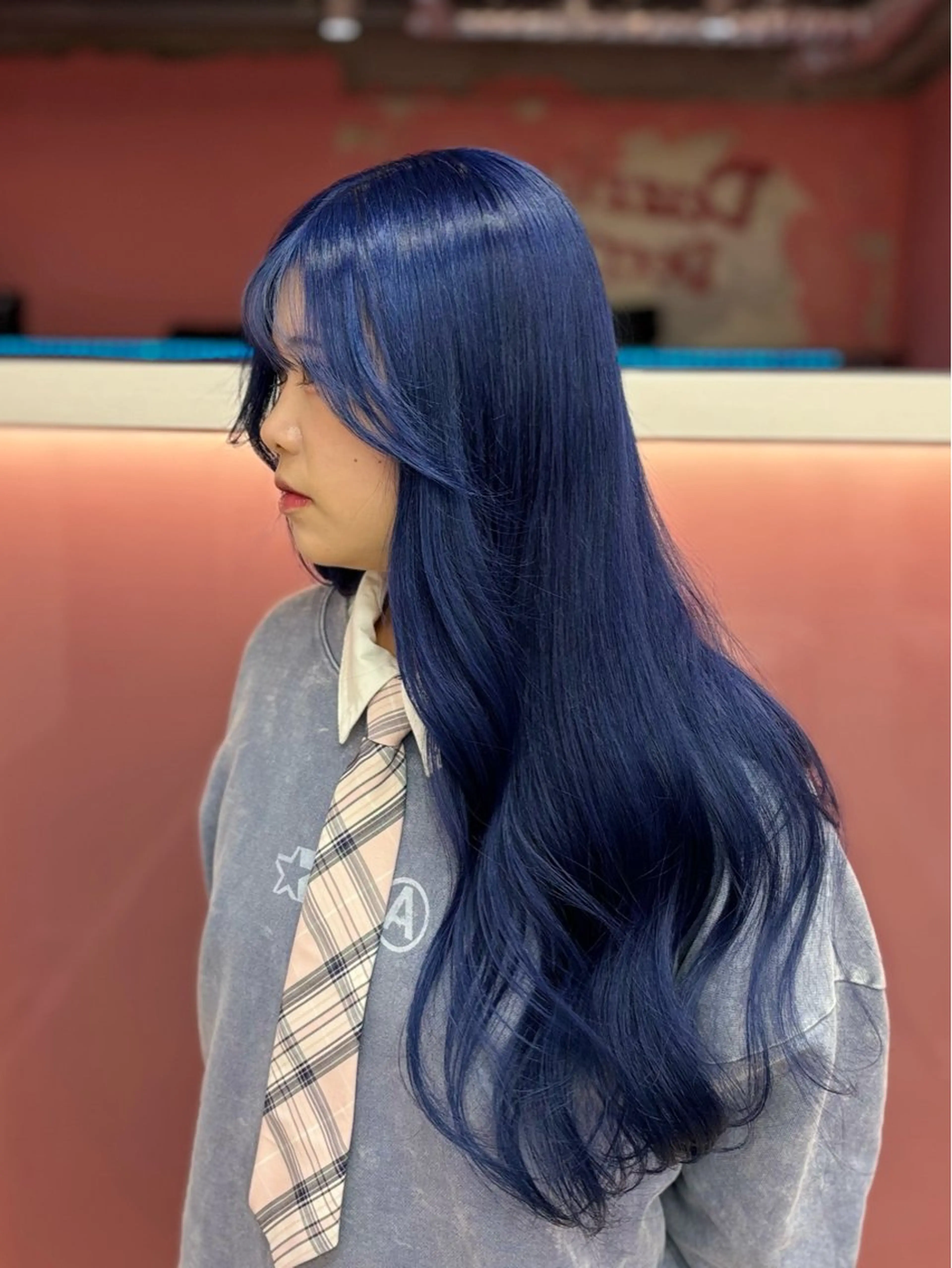 ロング カラー 田中麻鈴/ハイトーン /ミルクティーのヘアスタイル