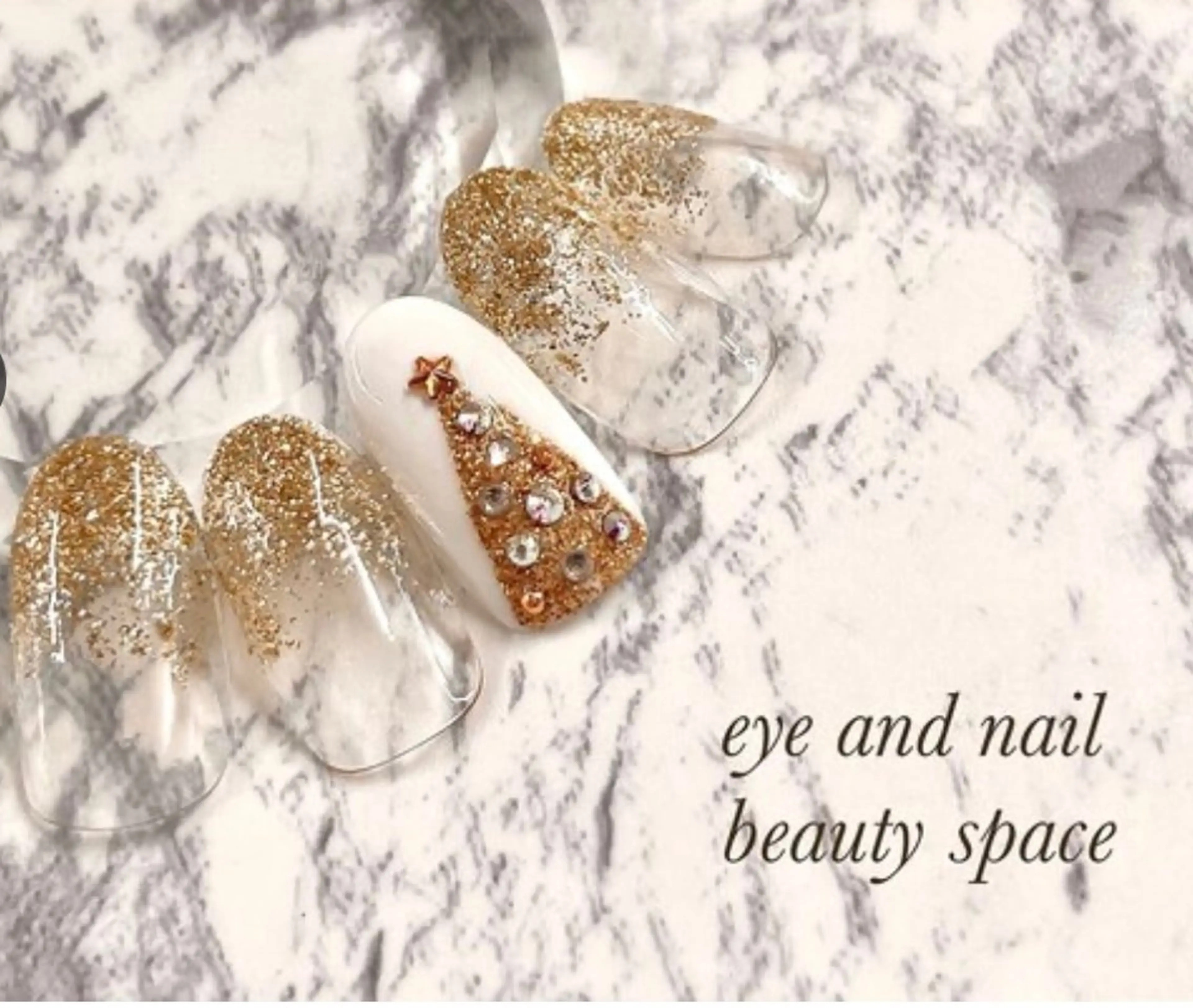 ネイル 冬ネイル クリスマス ハンドネイル 杉山 ネイリストのネイルデザイン