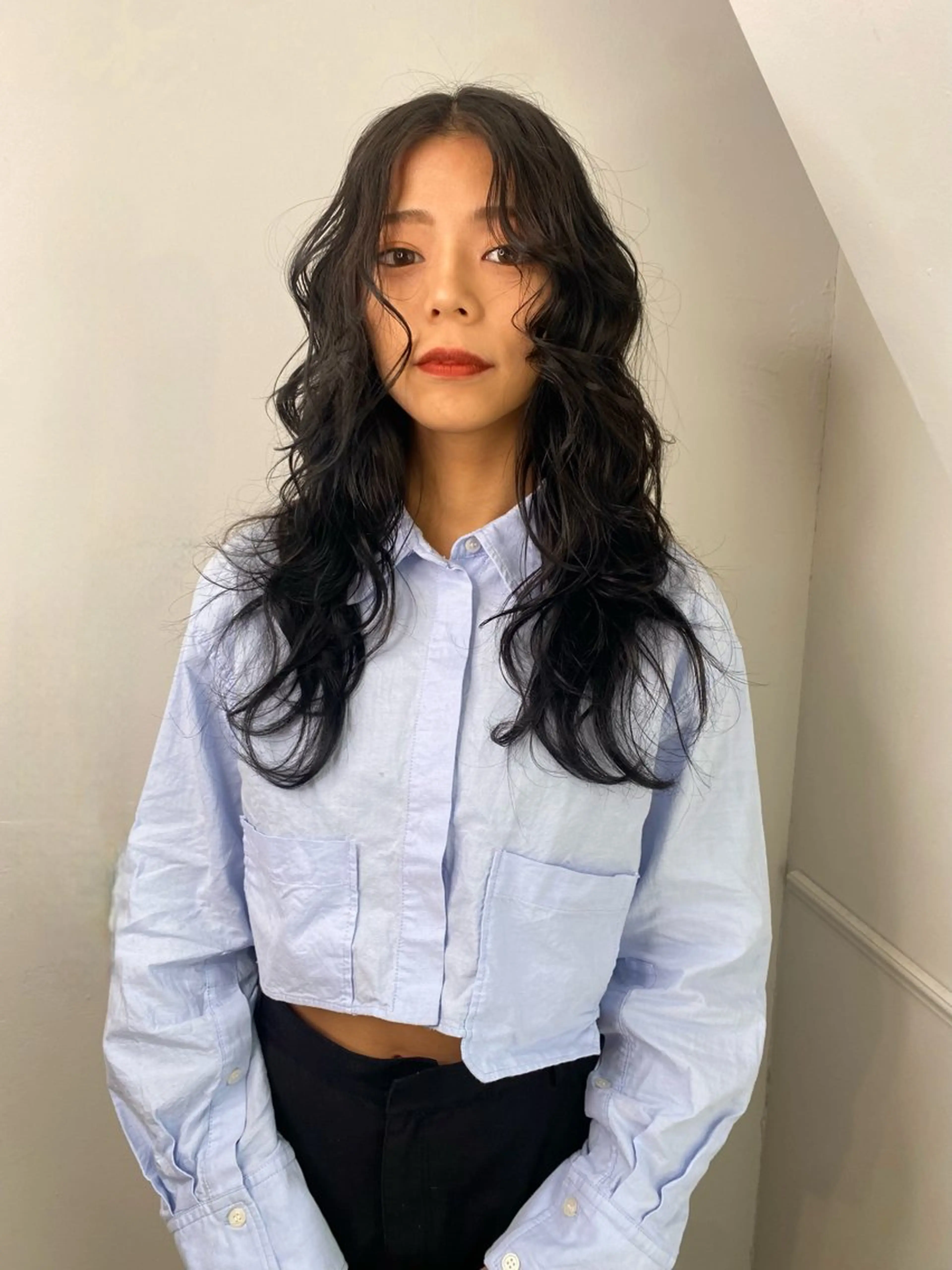 ロング カラー land所属・透明感カラー/レイヤ ー🌙Honokaのヘアスタイル