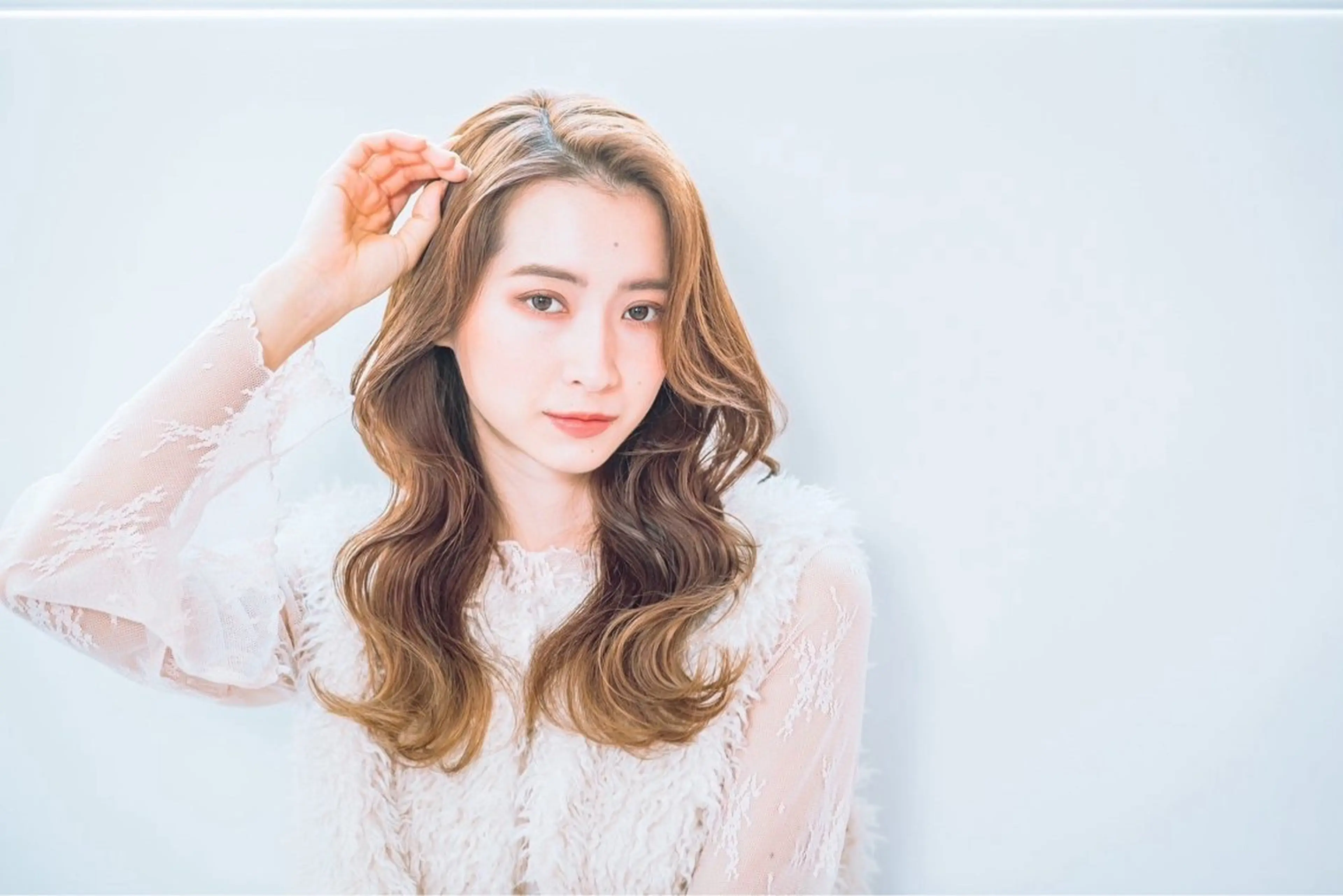 ロング ニュアンスカラー 川野莉空のヘアスタイル