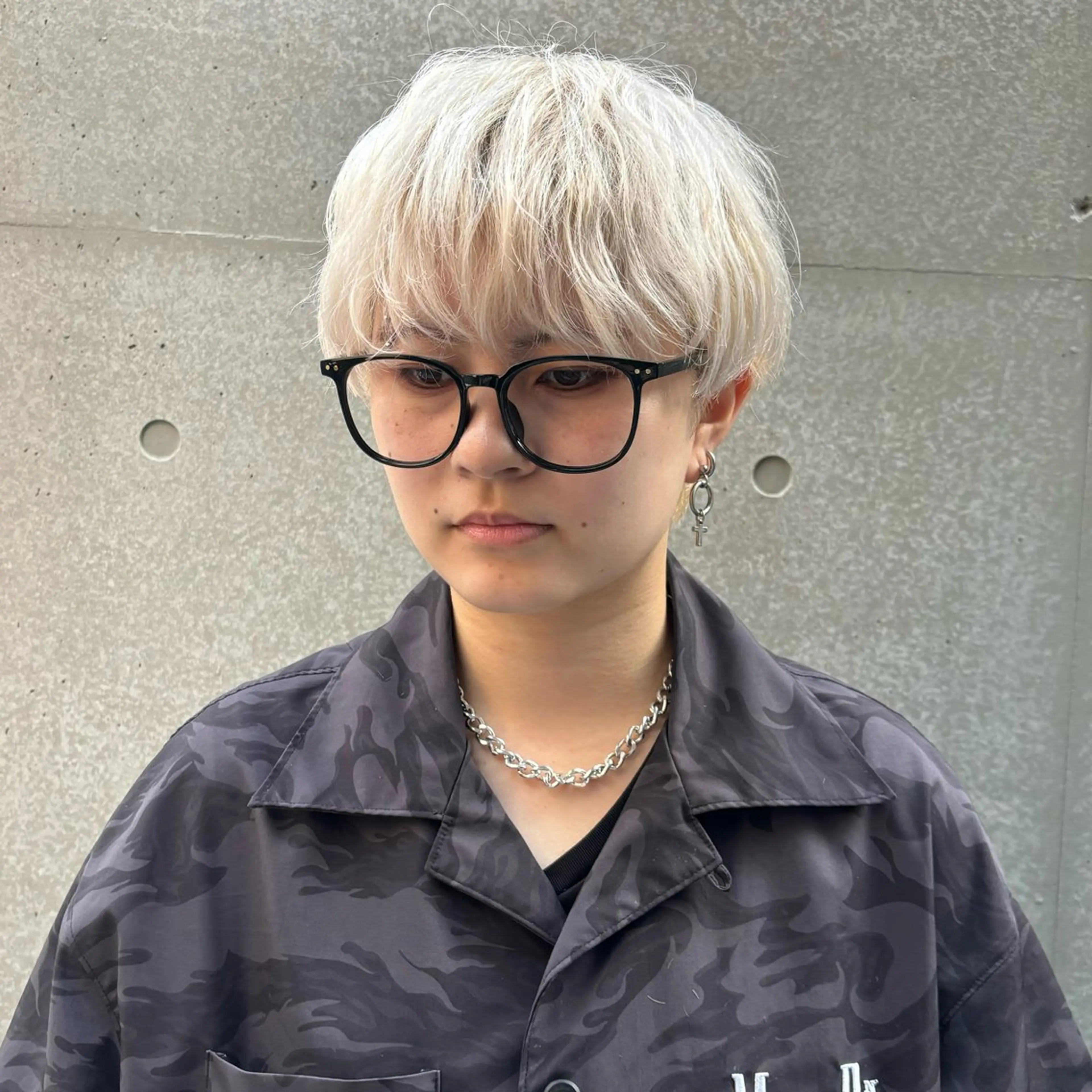 ショート ショートヘア グレージュ🐰透明感 カラー🫧akihoのヘアスタイル