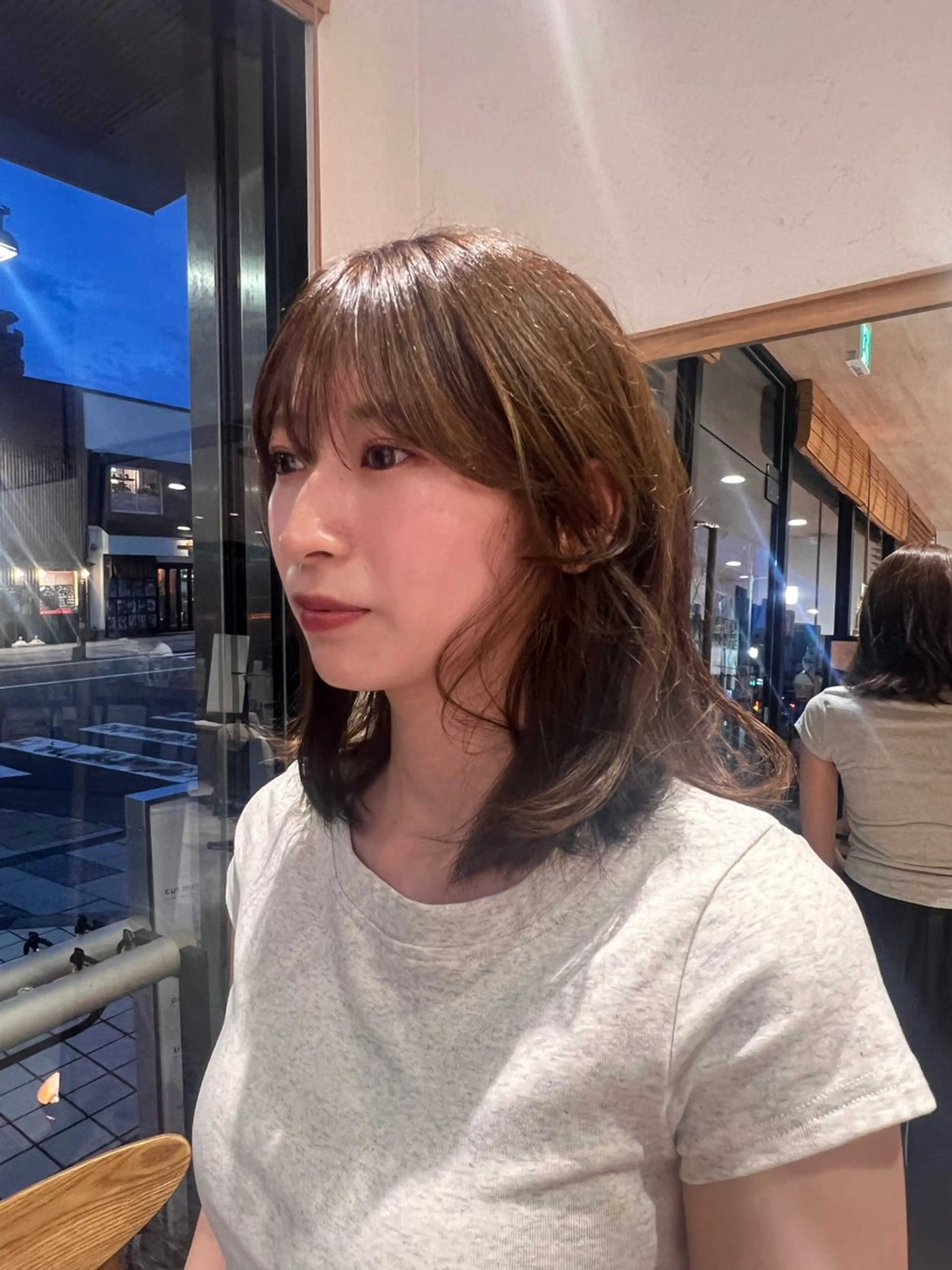 ミディアム カラー 🌼カット/ 艶カラー/ナナミ🌼のヘアスタイル