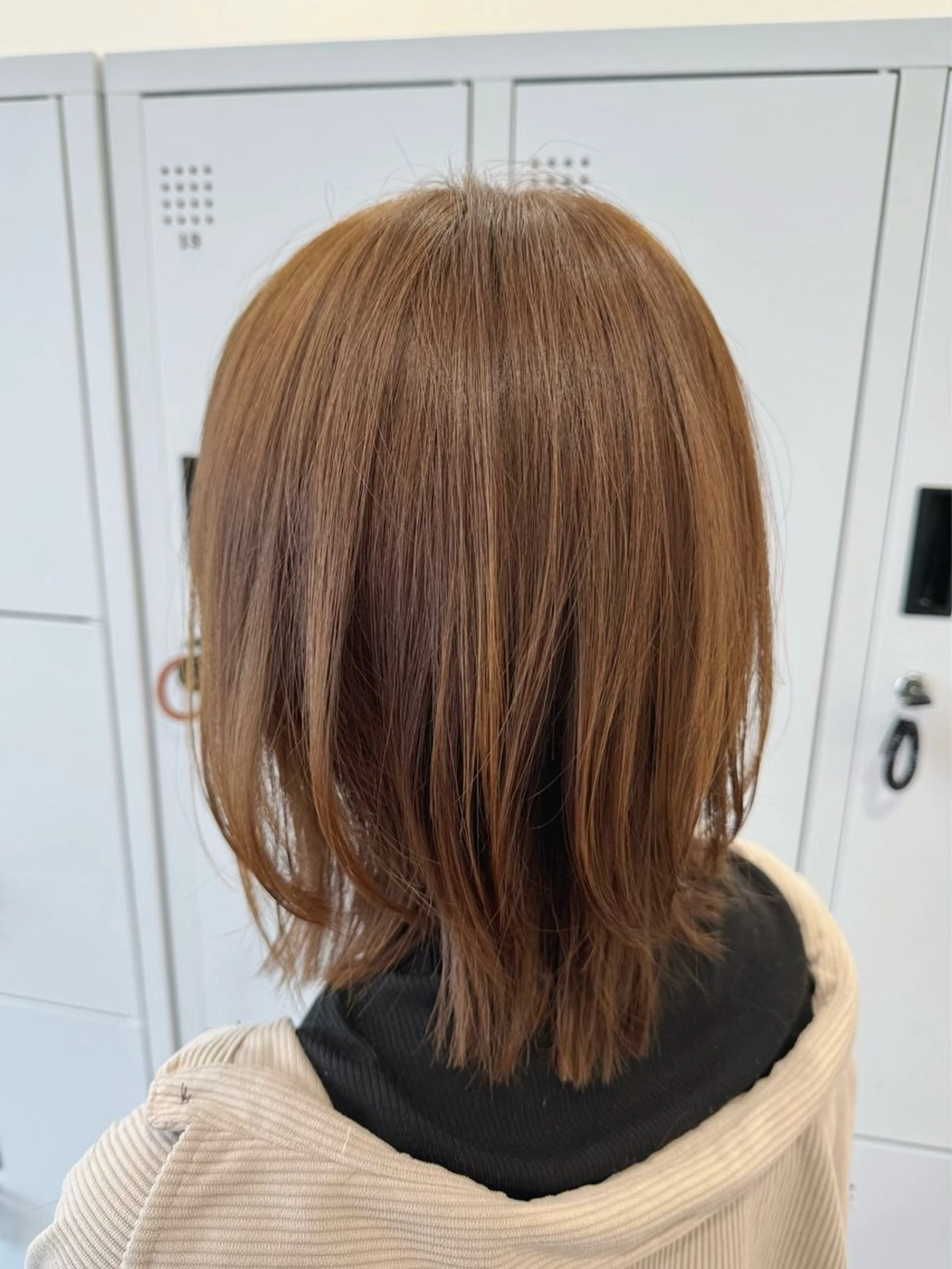 【再来】カット＋ワンカラー（ブリーチなしのハイトーンや白髪染めも可)の写真