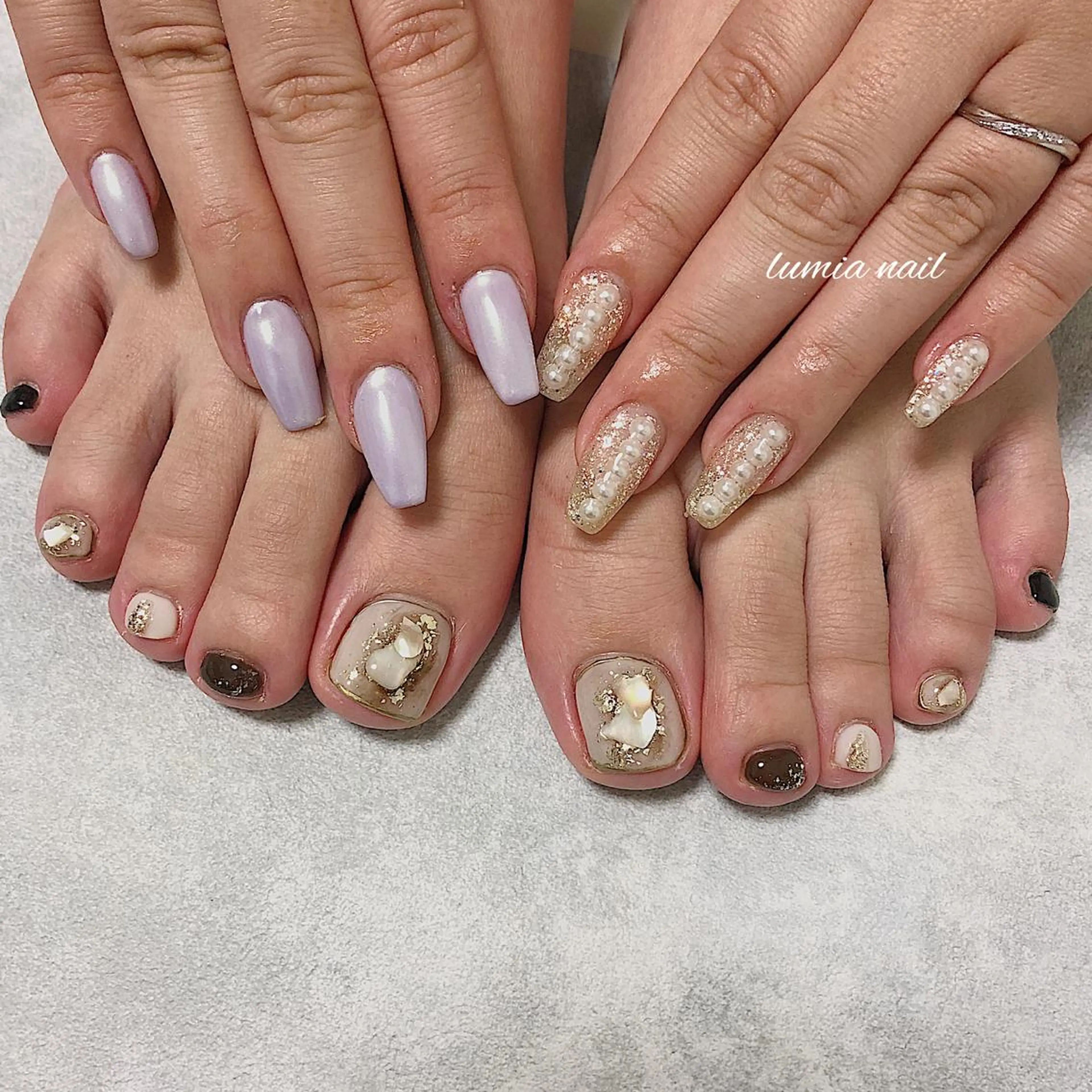 ネイル nail&eyelash Rine所属・Rine 放出 (リネ)のネイルデザイン