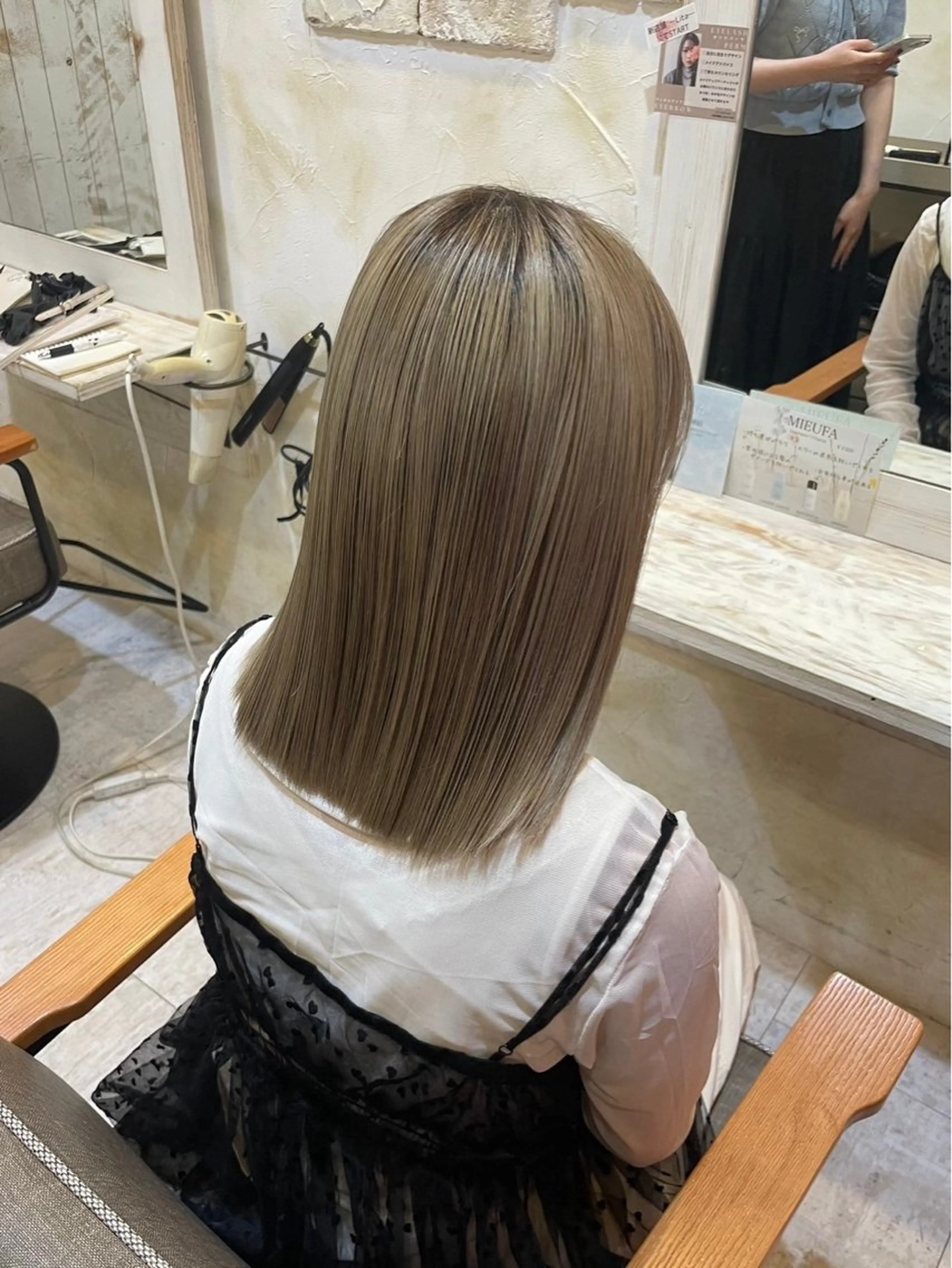 【【再来店の方限定】平日限定】【お好きなお時間ご相談】🐺髪質改善ストレート➕カラー🐺の写真