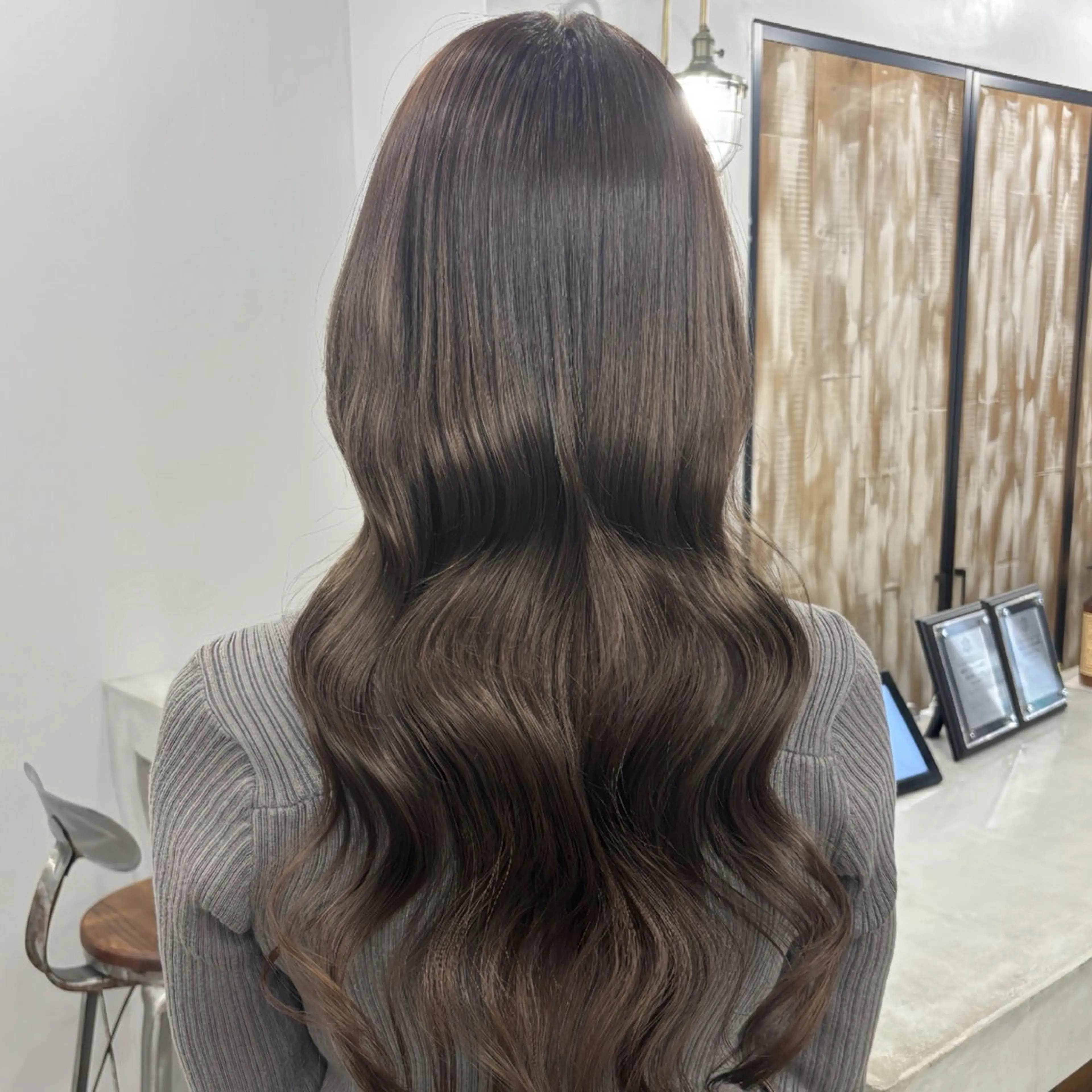 ロング カラー ヘアカラー トリートメント Ameri所属・艶髪／韓国ヘア🎀 Kanon︎︎⁺.のヘアスタイル