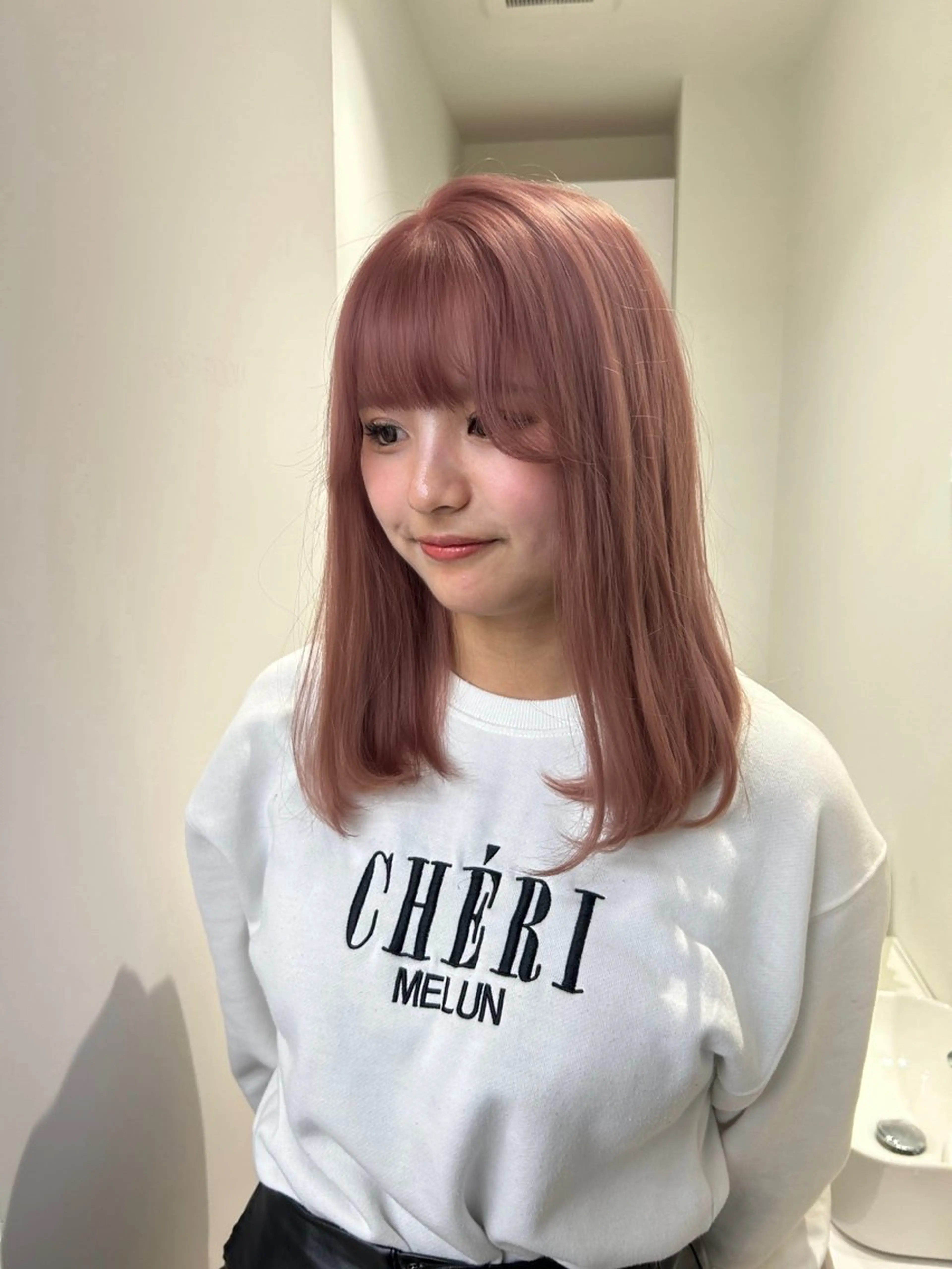 ミディアム 👒透明感カラー yui👒のヘアスタイル