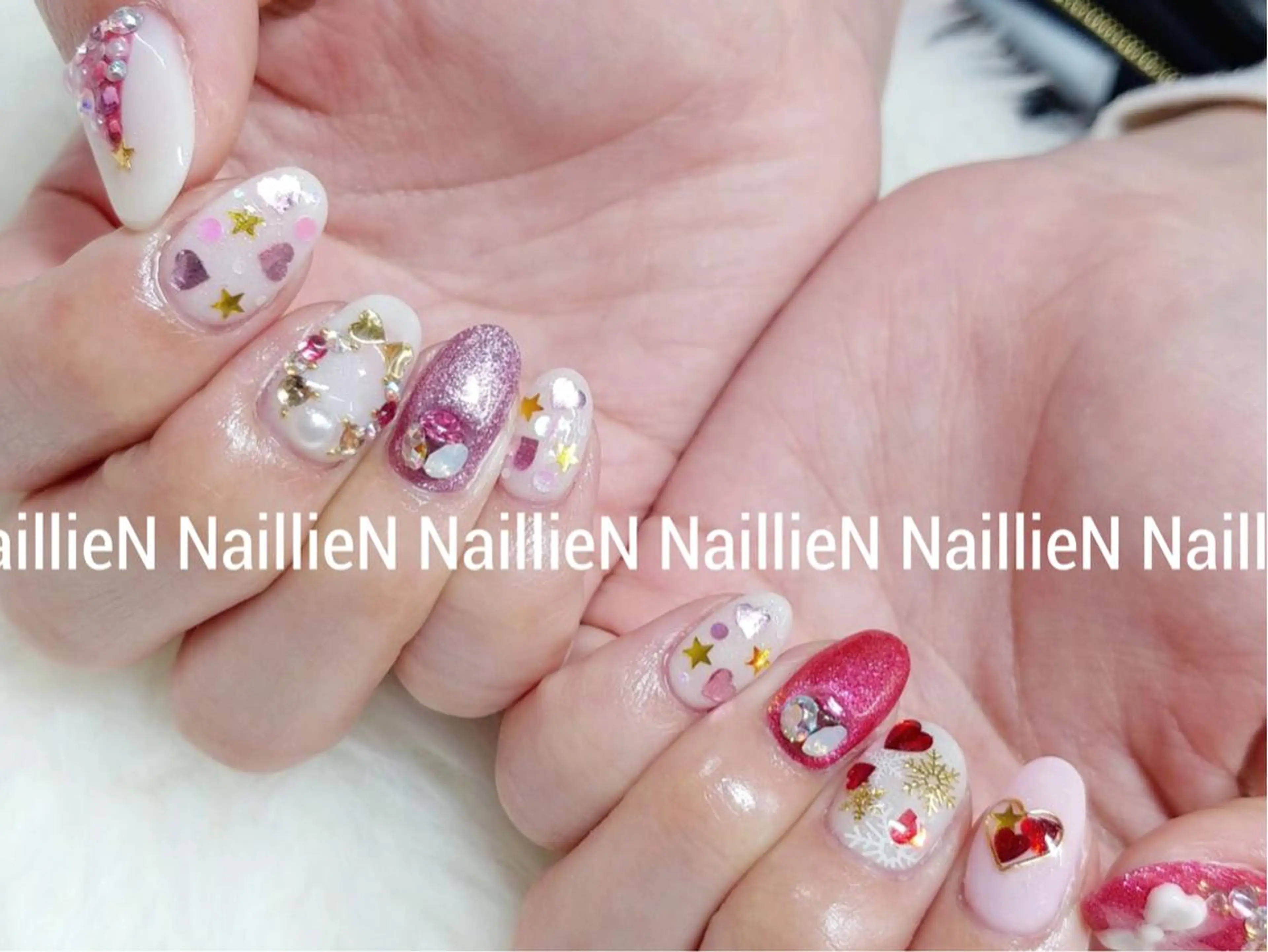ネイル 冬ネイル クリスマス Nail lieNのネイルデザイン