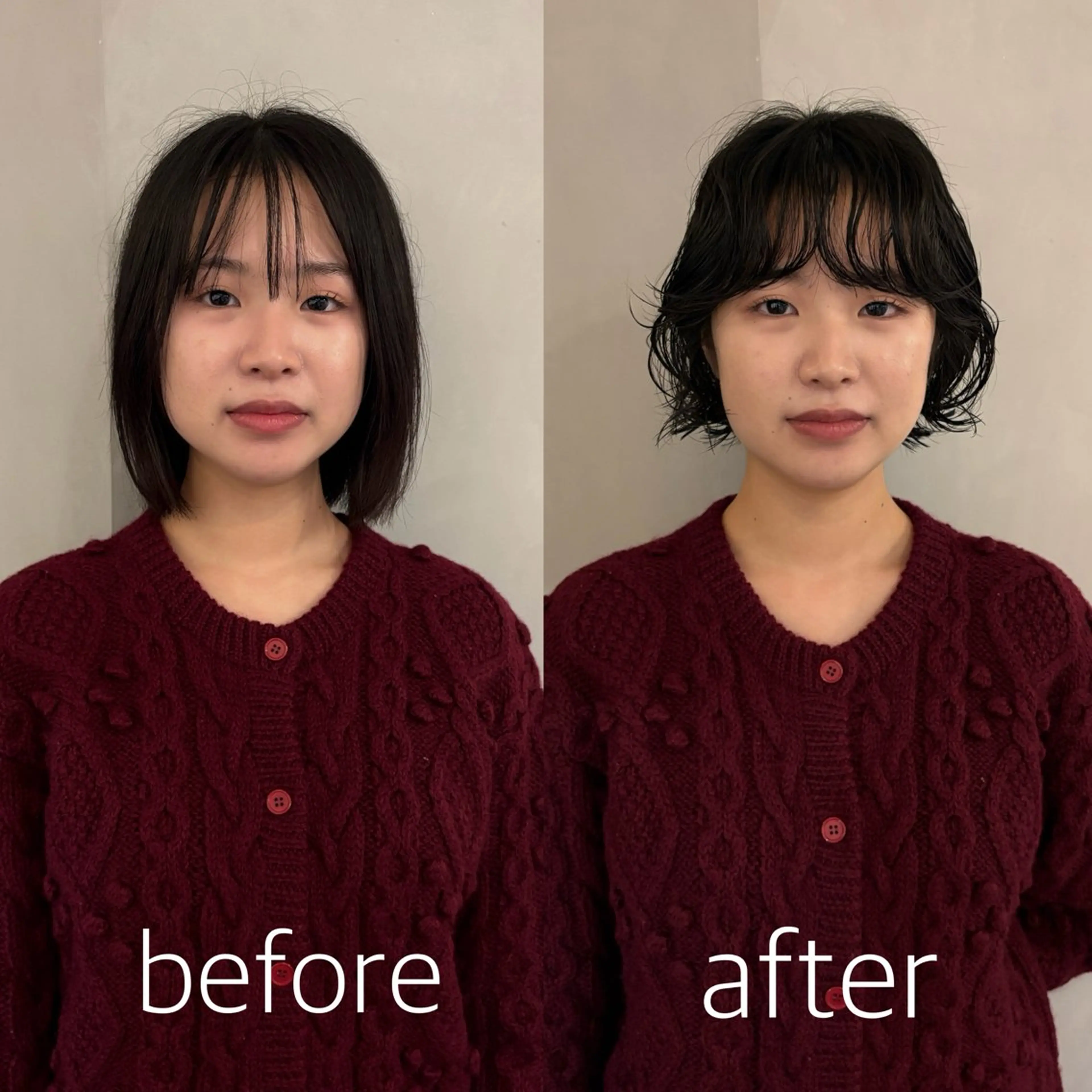 ショート カット パーマ パーマ/ボブ,ロング ヤマシタミウ🌀のヘアスタイル