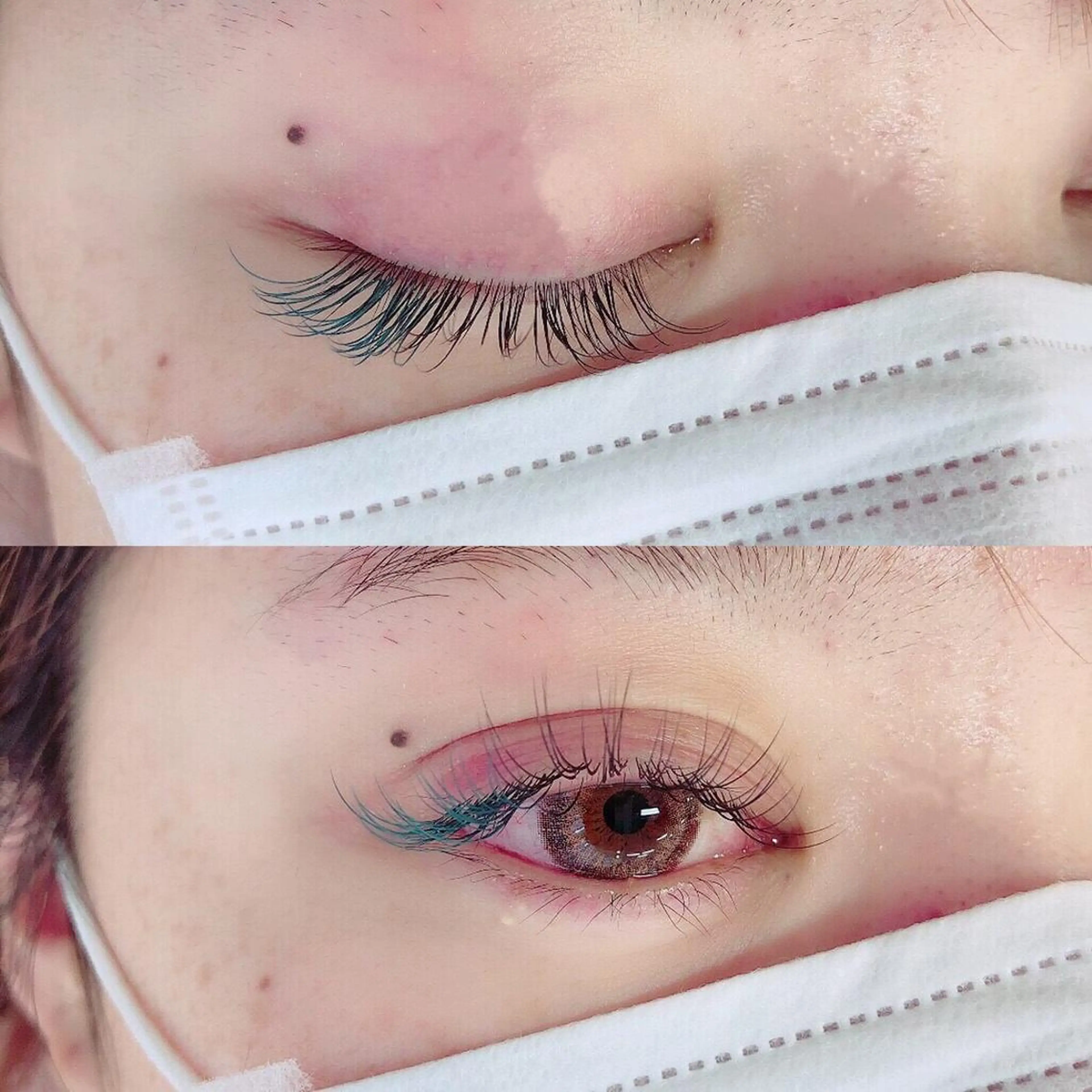 マツエク・マツパ 🤎ベージュカラー 🐶メンズパーマのヘアスタイル