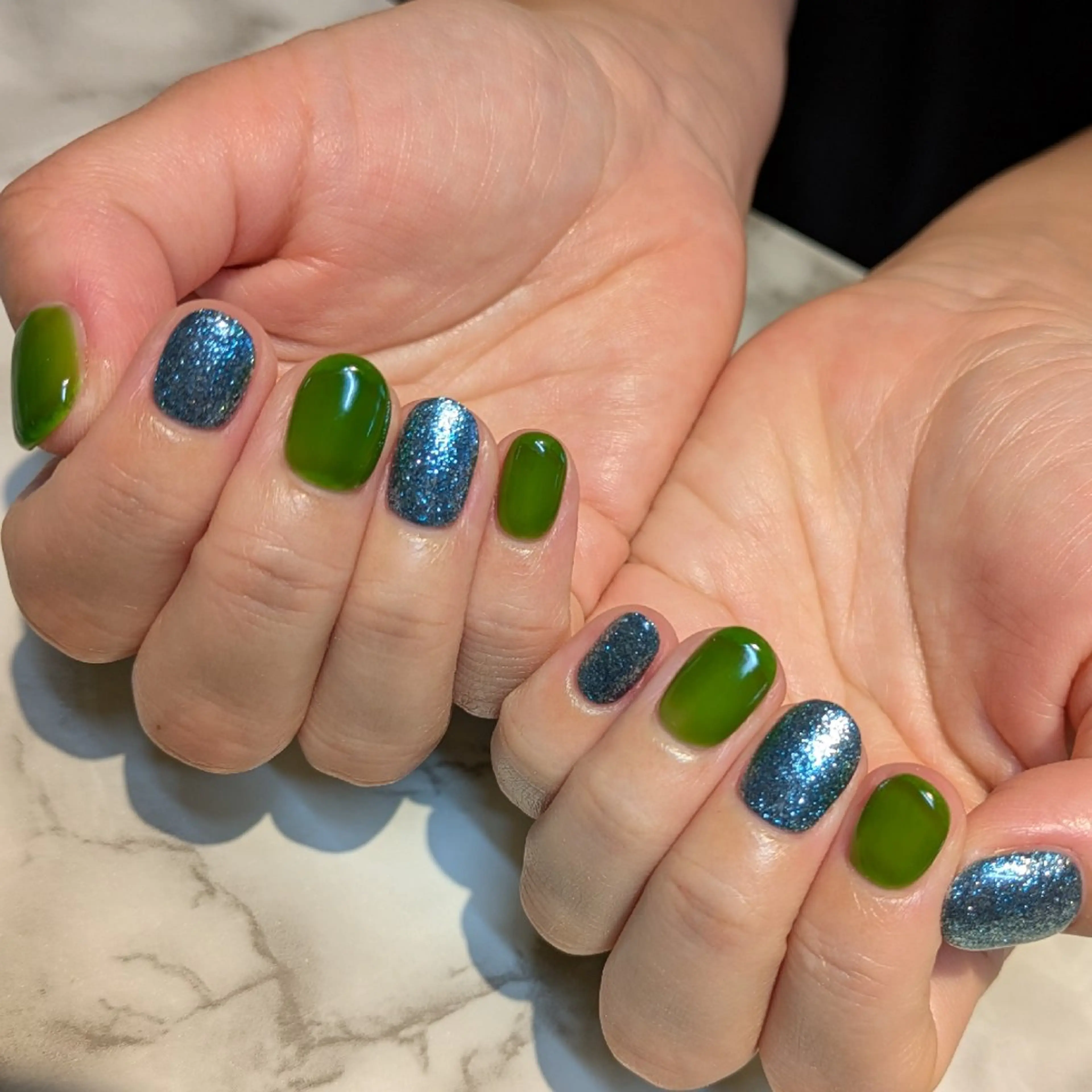 ネイル シンプルネイル ジェヌインネイル 河内のネイルデザイン