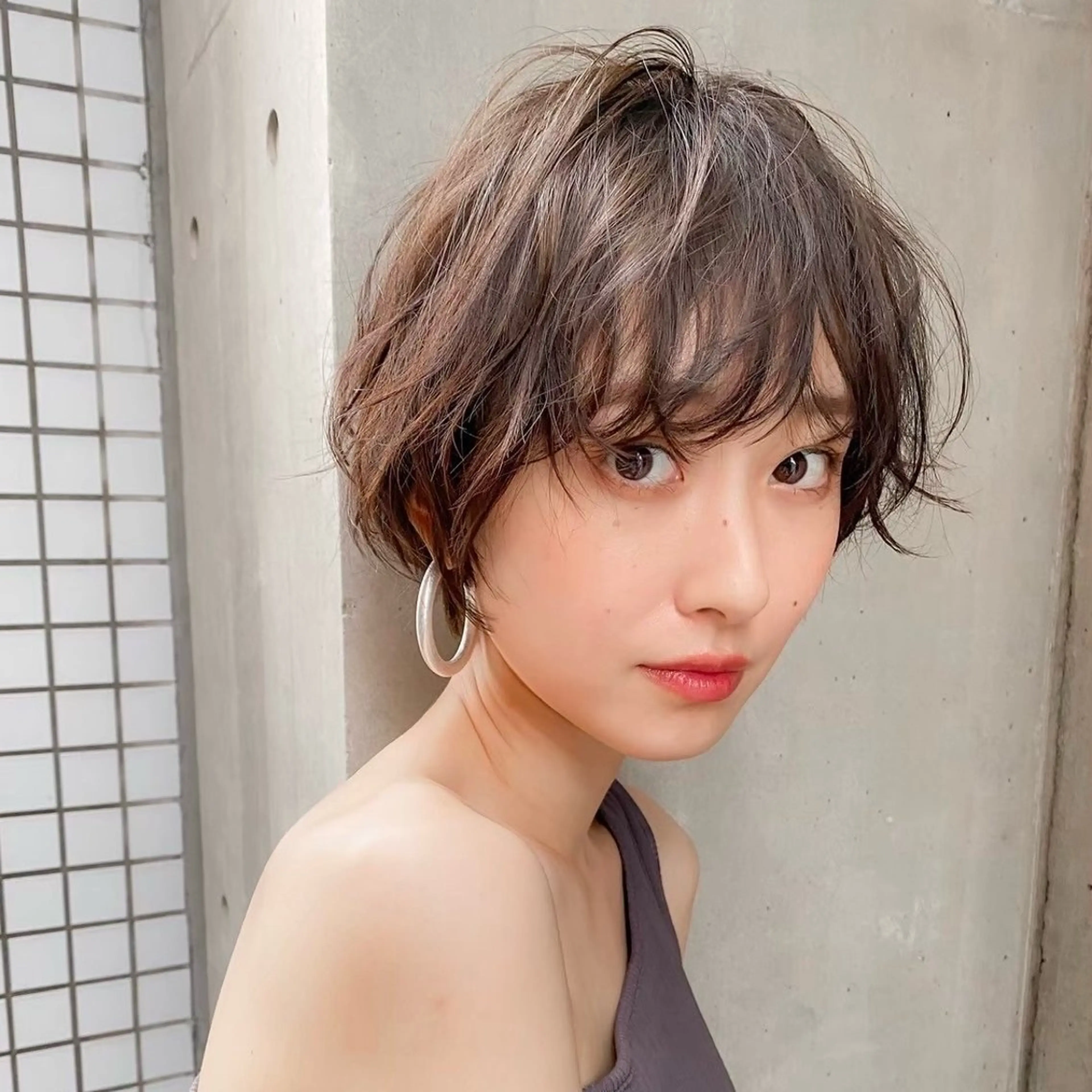 ショート パーマ ♥️ショート/ボブ ♥️minamiのヘアスタイル