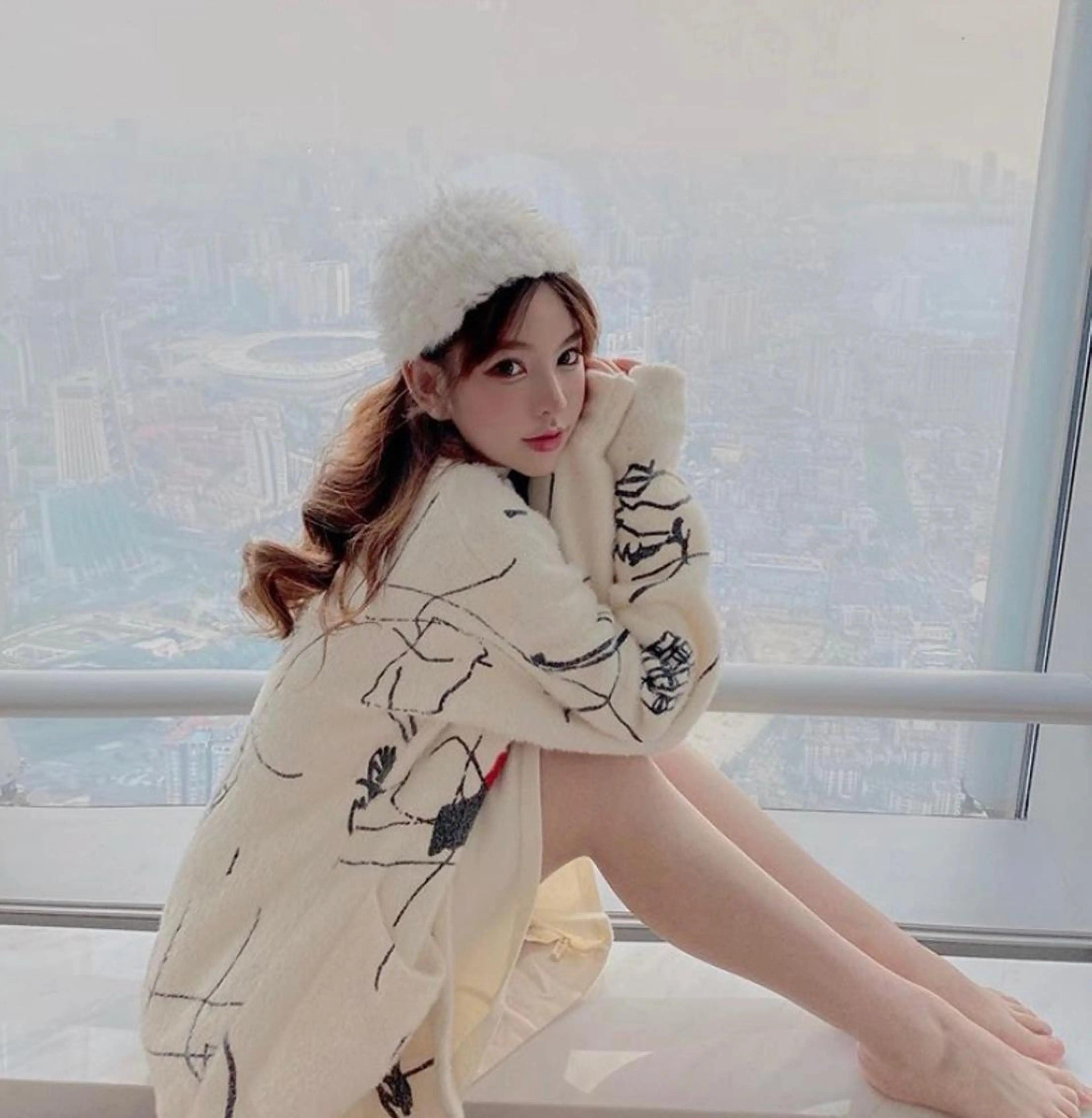 ロング カラー ヘアアレンジ カット ヘアカラー トリートメント eN°byyoureshair所属・🎀若者人気No.1 湯川響🎀のヘアスタイル