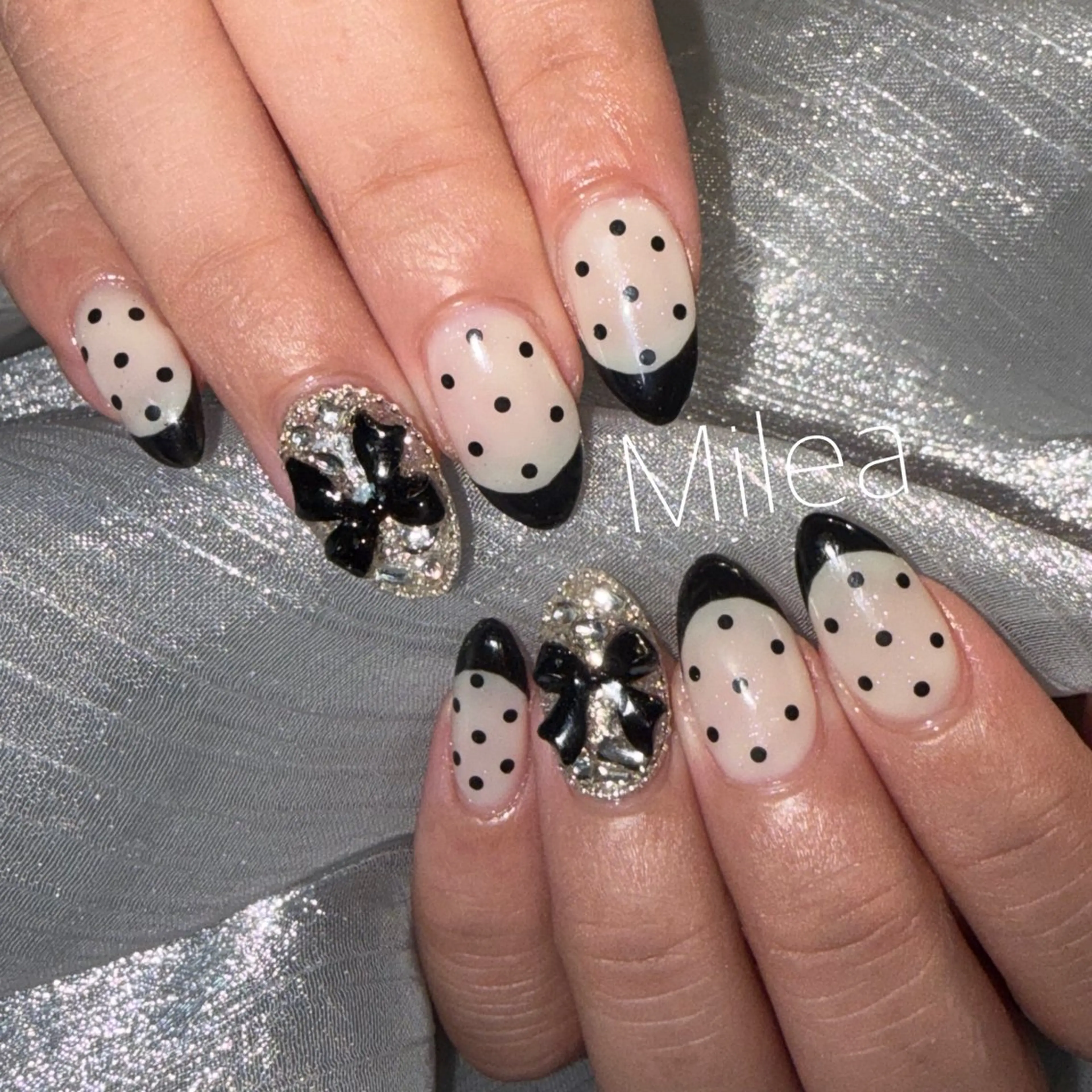ネイル ハンドネイル Milea(ミレア)所属・Milea🩵 Sayaka🪩のネイルデザイン