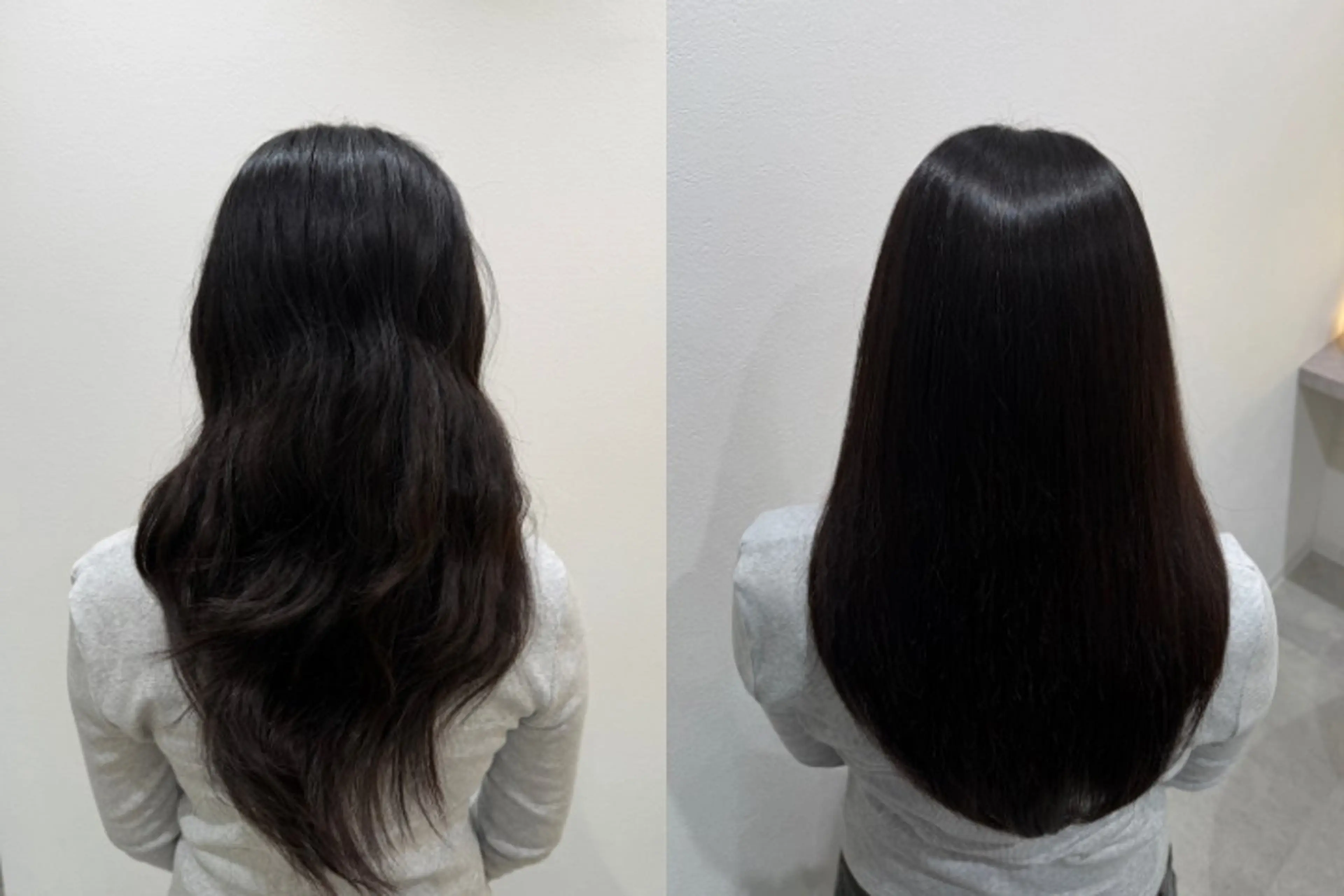 ロング 髪質改善 SNSモデルのヘアスタイル