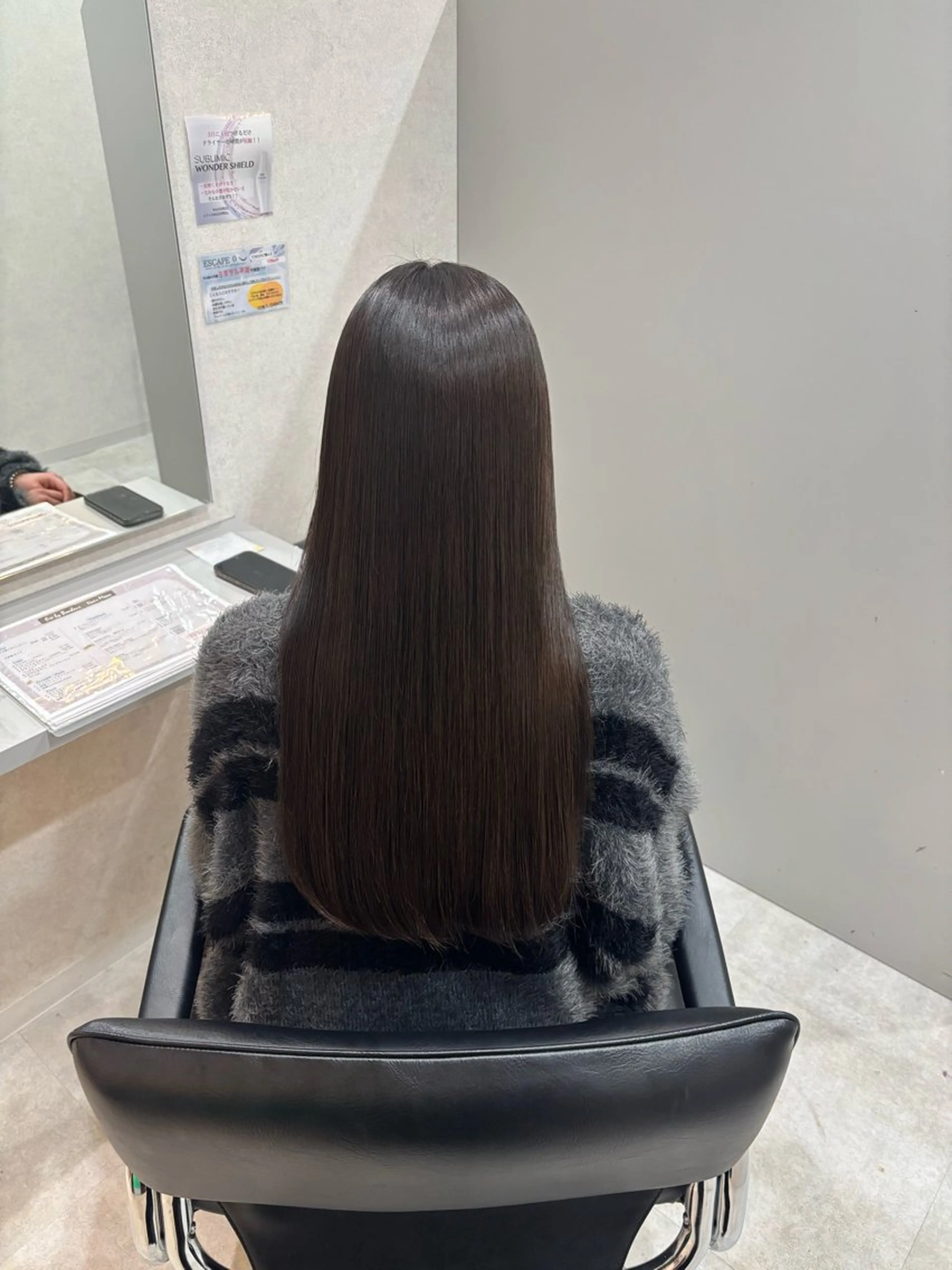 ロング 縮毛矯正 西梅田/髪質改善特化 さくら🌸のヘアスタイル