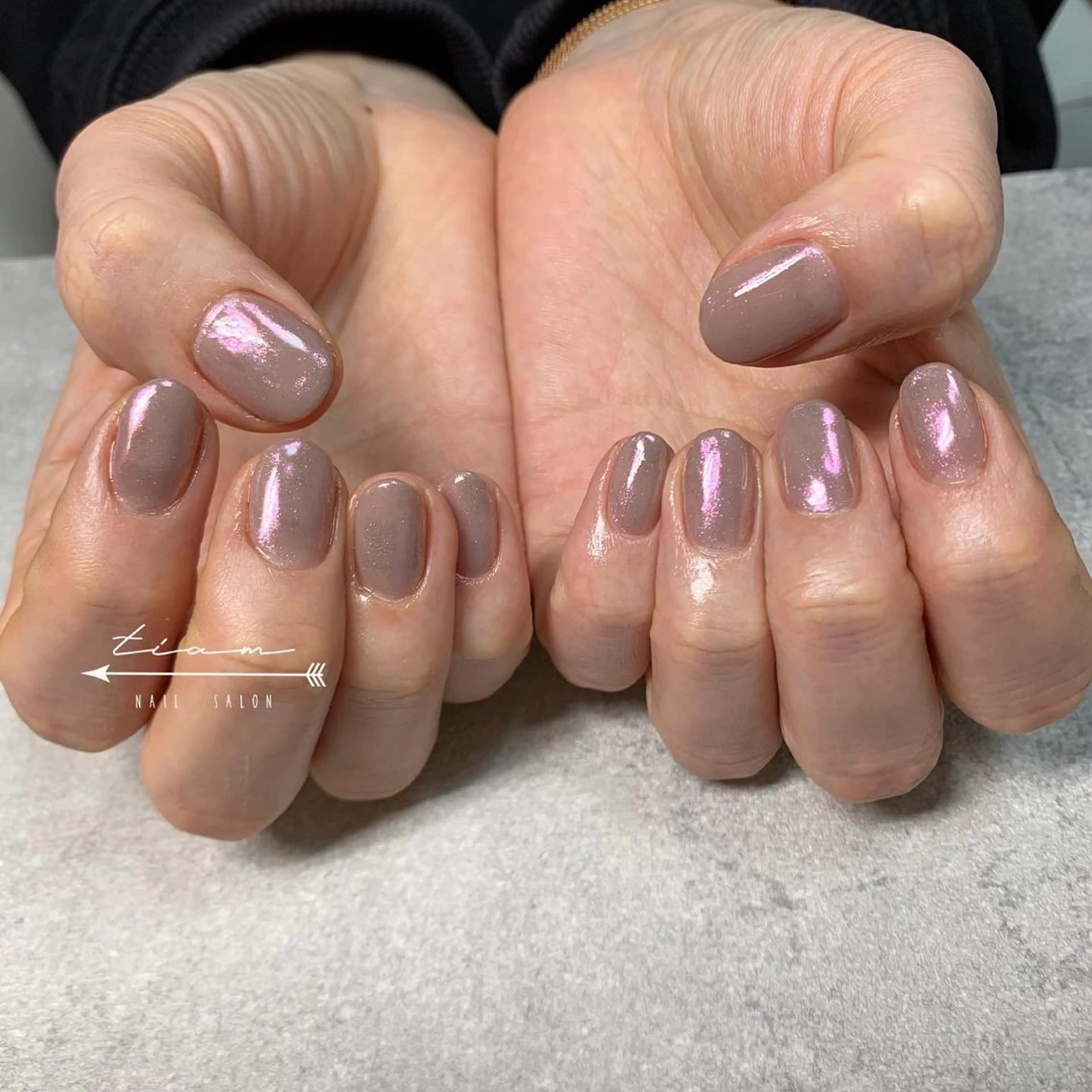 ネイル ミラーネイル 𝑡𝑖𝑎𝑚𓂃 きむらゆきののネイルデザイン