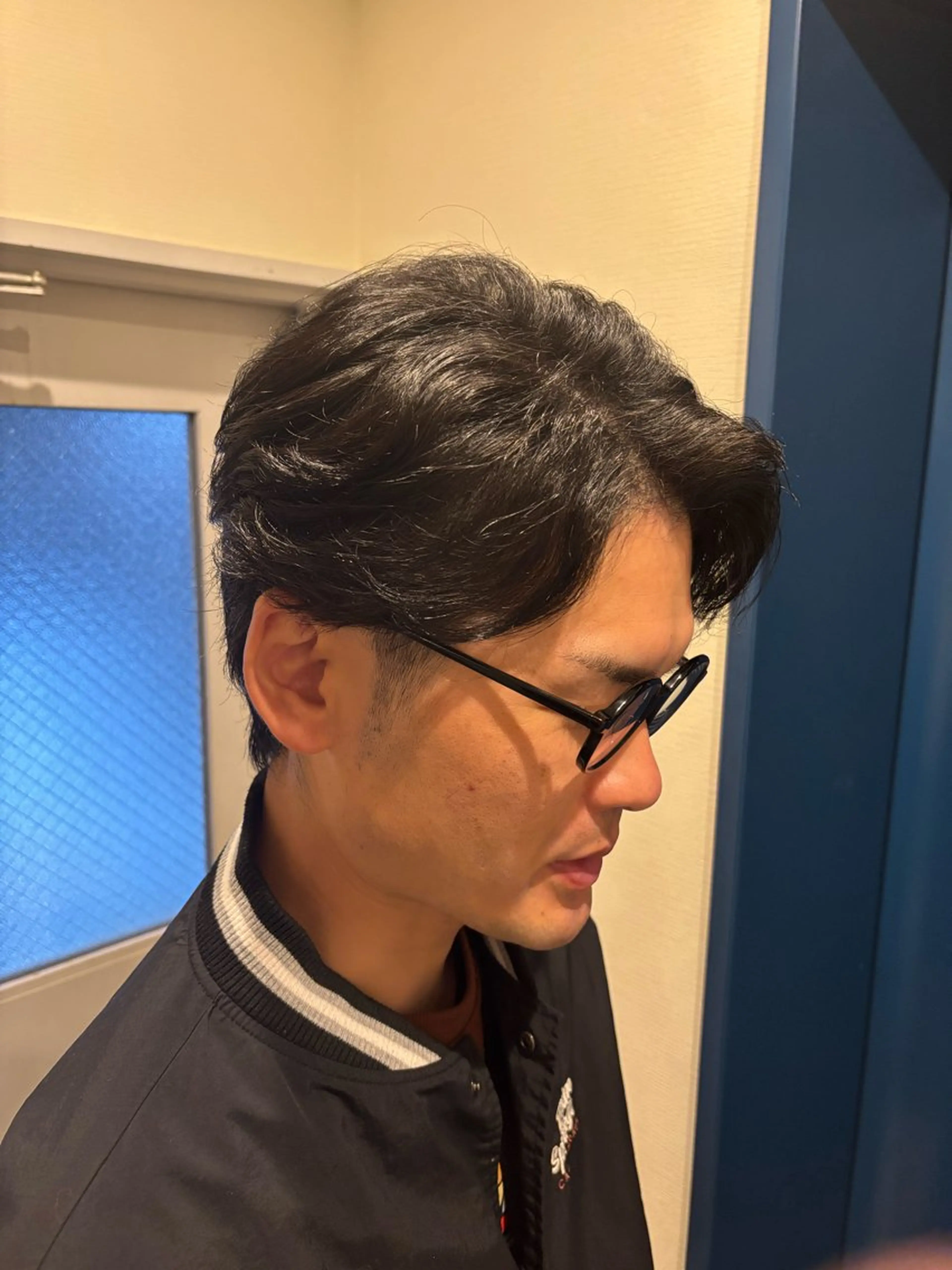 パーマ メンズ メンズパーマ 河辺 璃久のヘアスタイル