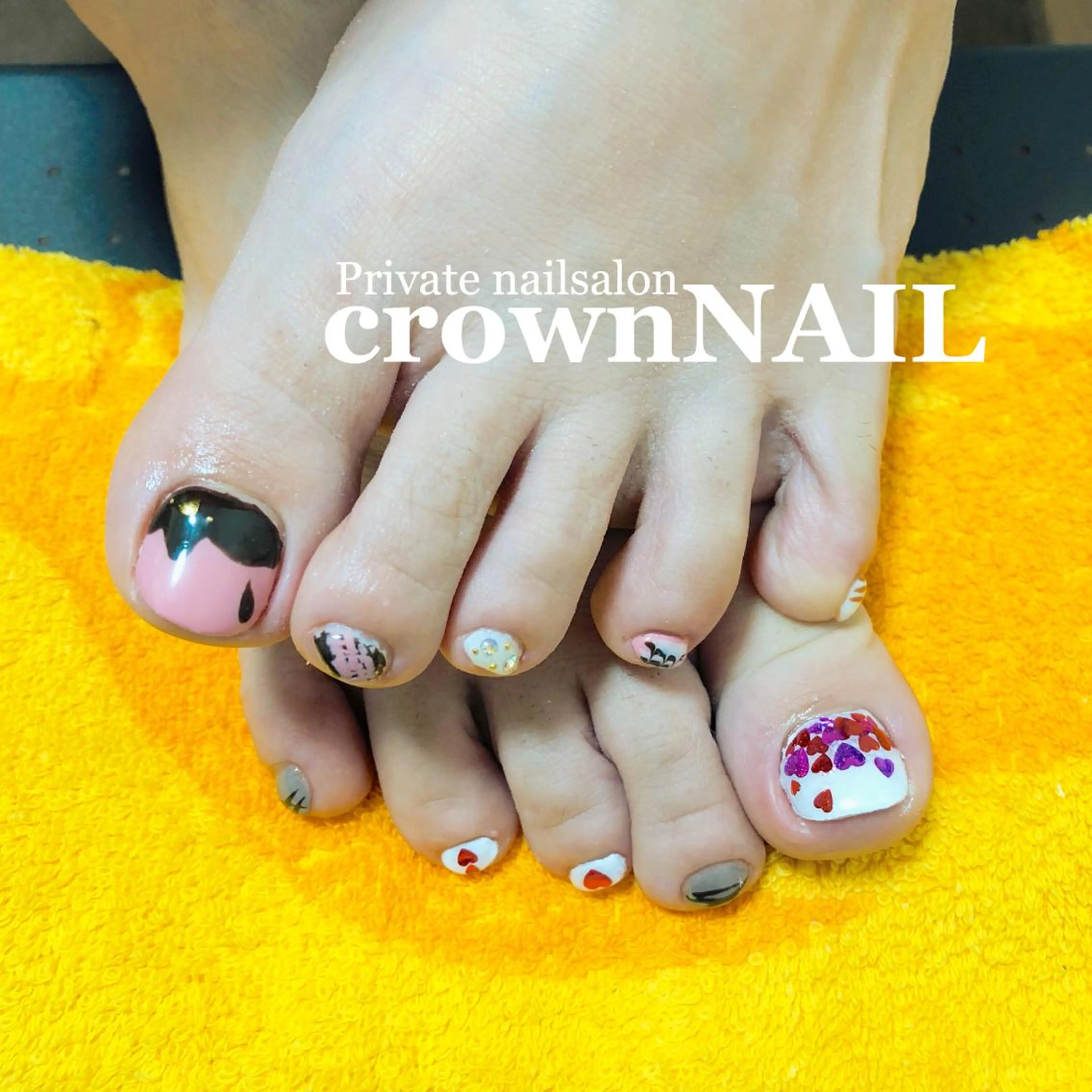 キッズ ネイル バレンタイン ensowa✱laf NAILのネイルデザイン