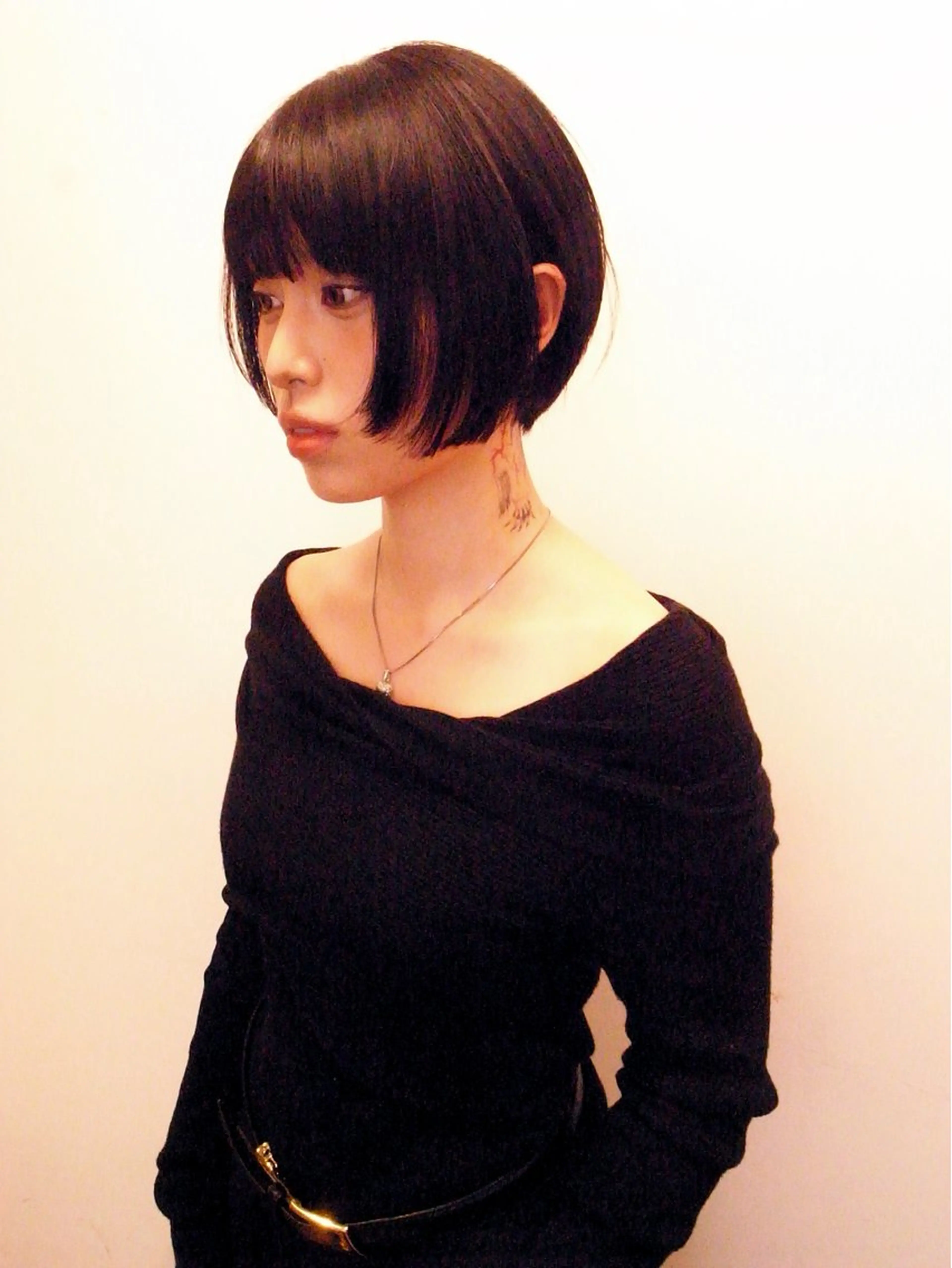 ショート カラー 楪所属・チヒロ/パーマ /ショートのヘアスタイル