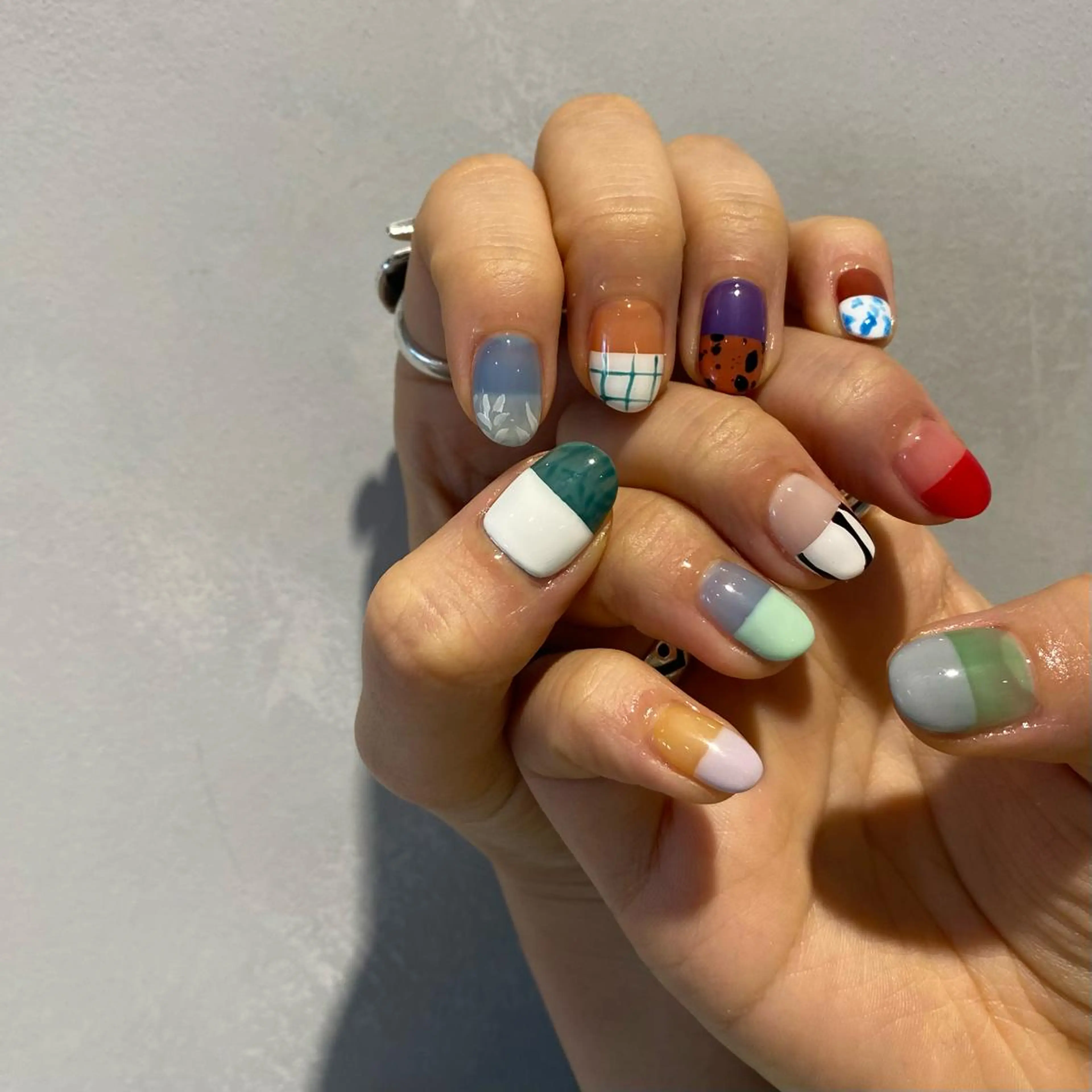 ネイル ニュアンスネイル ハンドネイル RINO AMANE nailのネイルデザイン