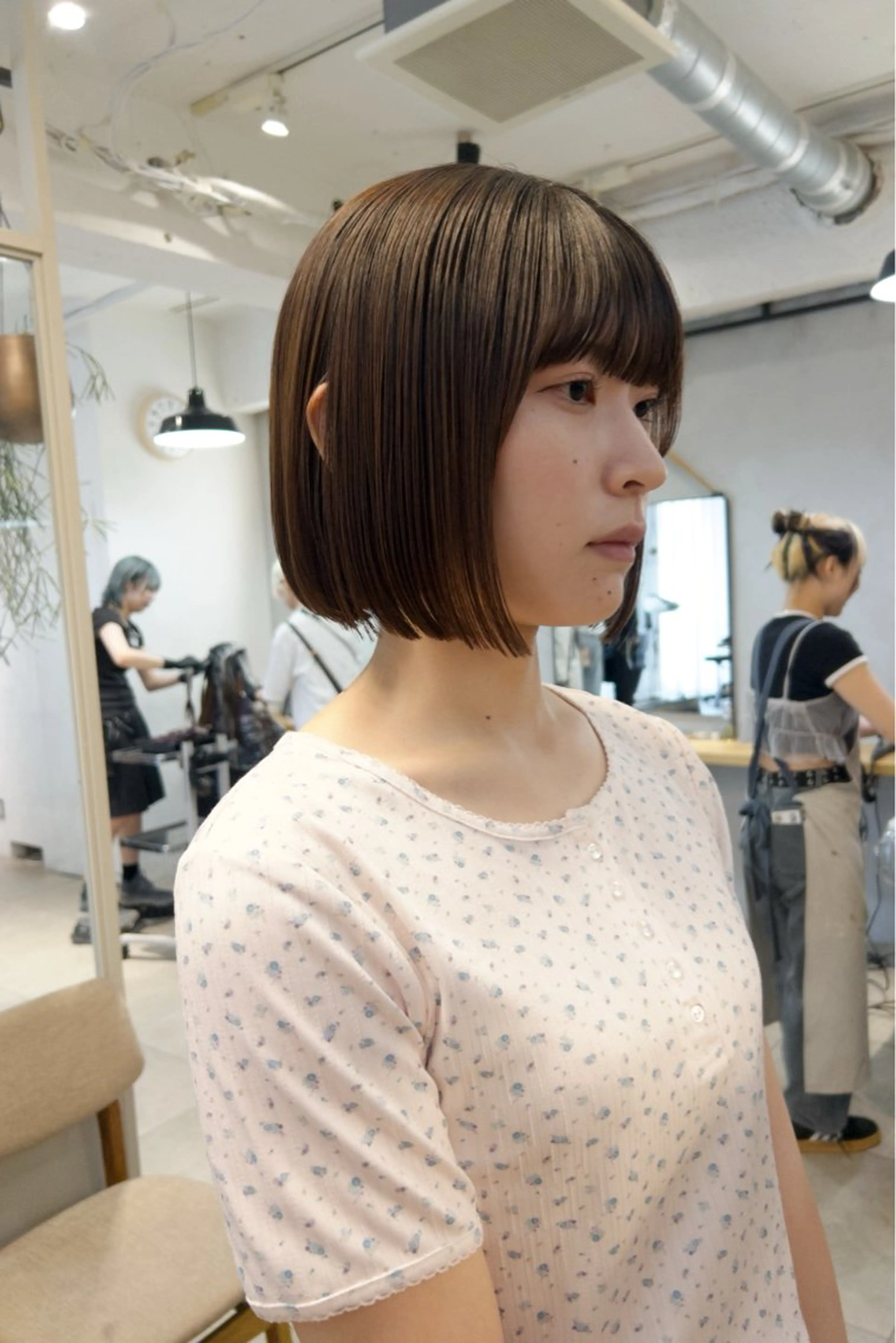 ショート カラー 縮毛矯正 じゅわっと暖色カラー 🍊Moemiのヘアスタイル