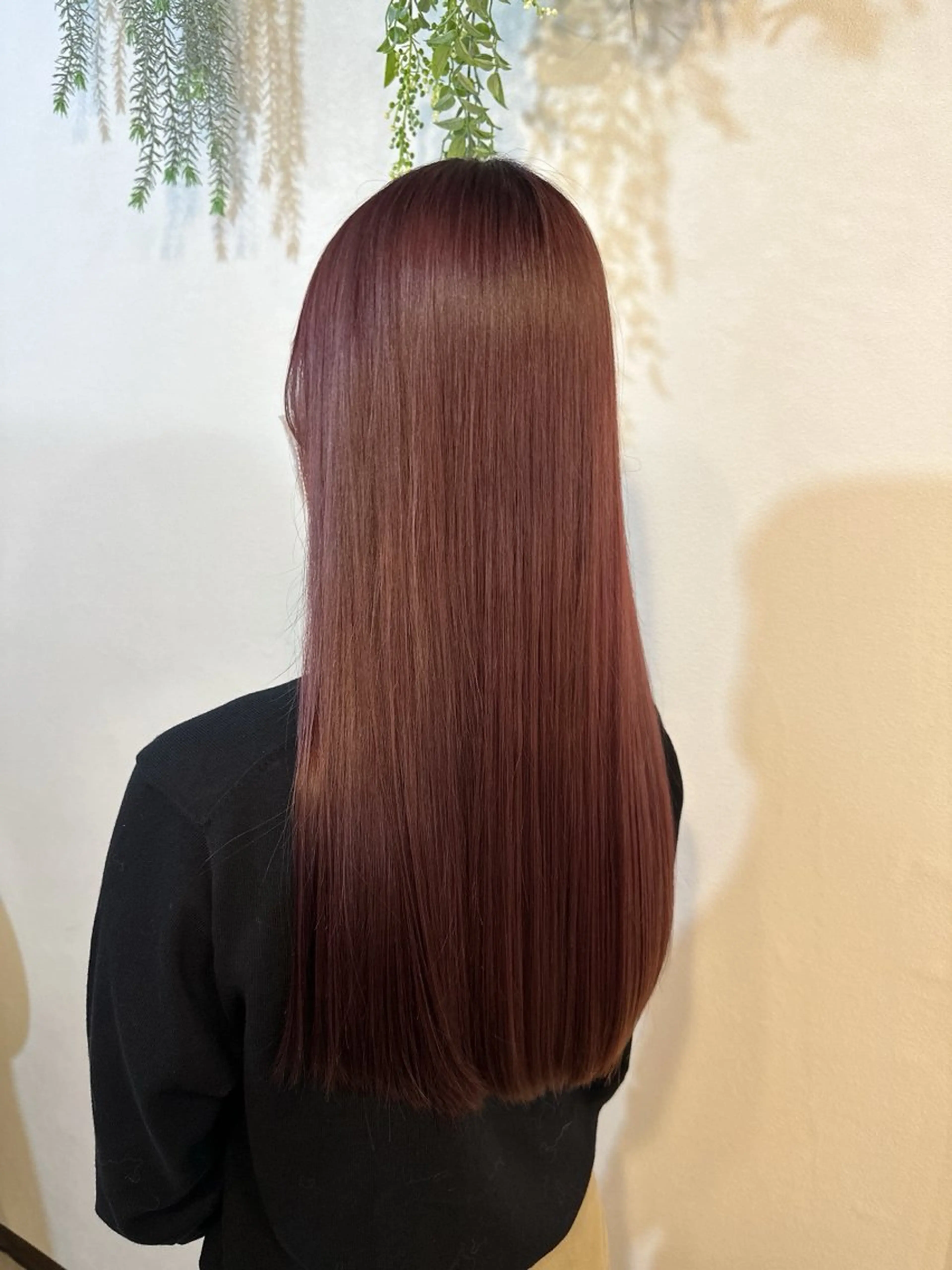 カラー ダブルカラー レッドカラー ヘアカラー Sherry/R 三川町　木村祐里奈のヘアスタイル