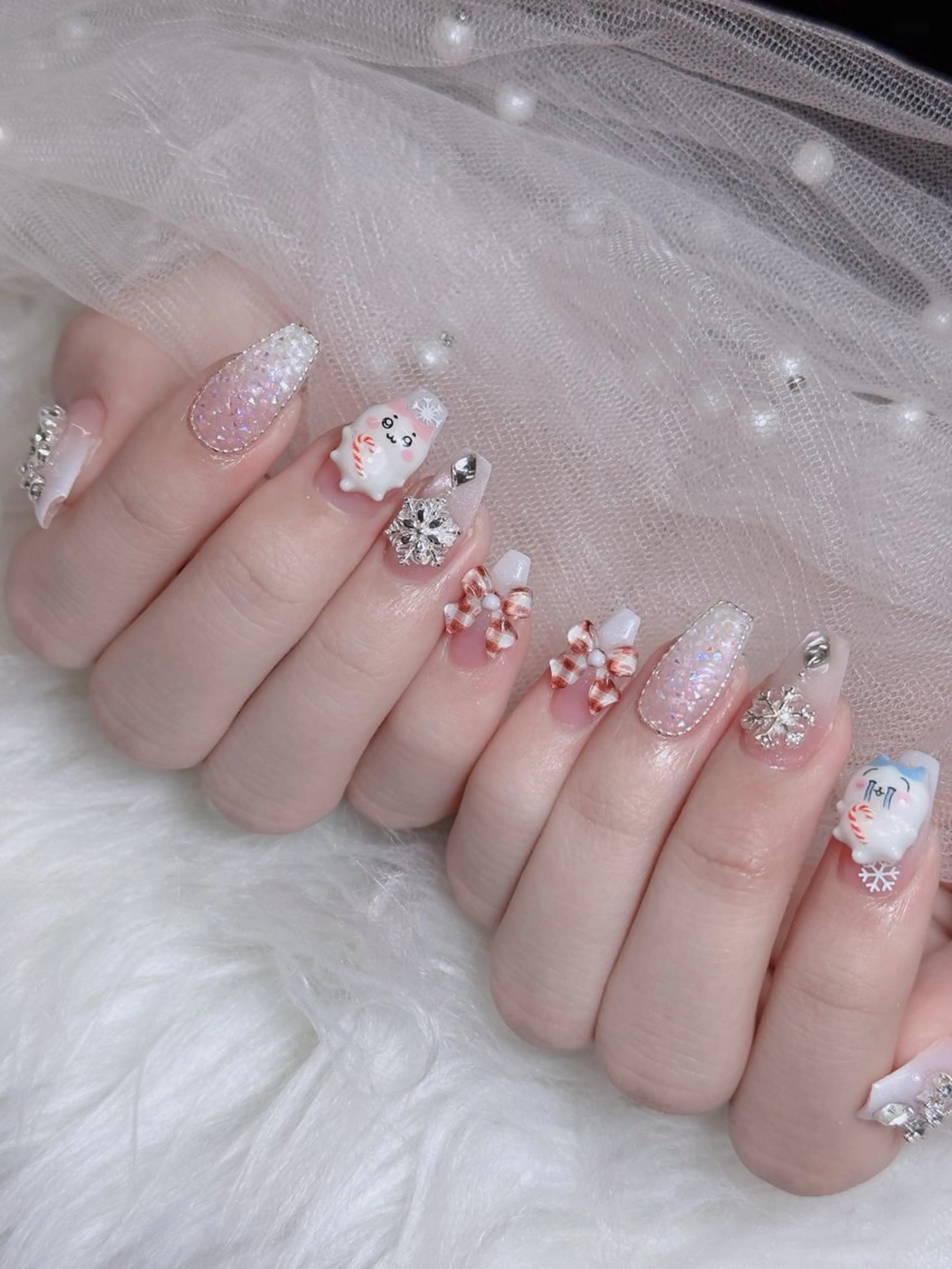 ネイル オーロラネイル チークネイル フットネイル フレンチネイル ハロウィン ハンドネイル Lumi Nail 新大久保3‘のネイルデザイン