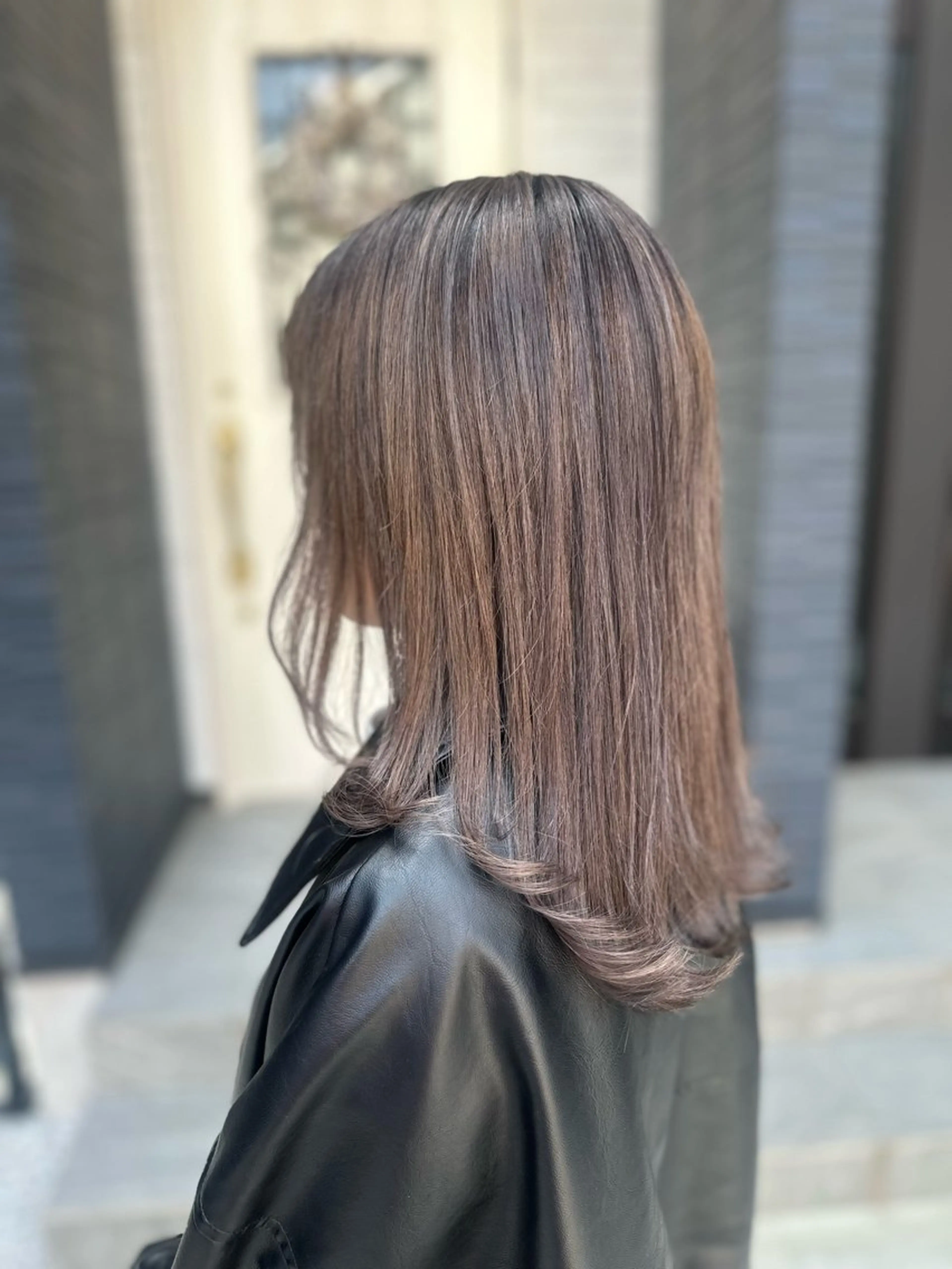 セミロング ヘアカラー トリートメント K Harukaのヘアスタイル