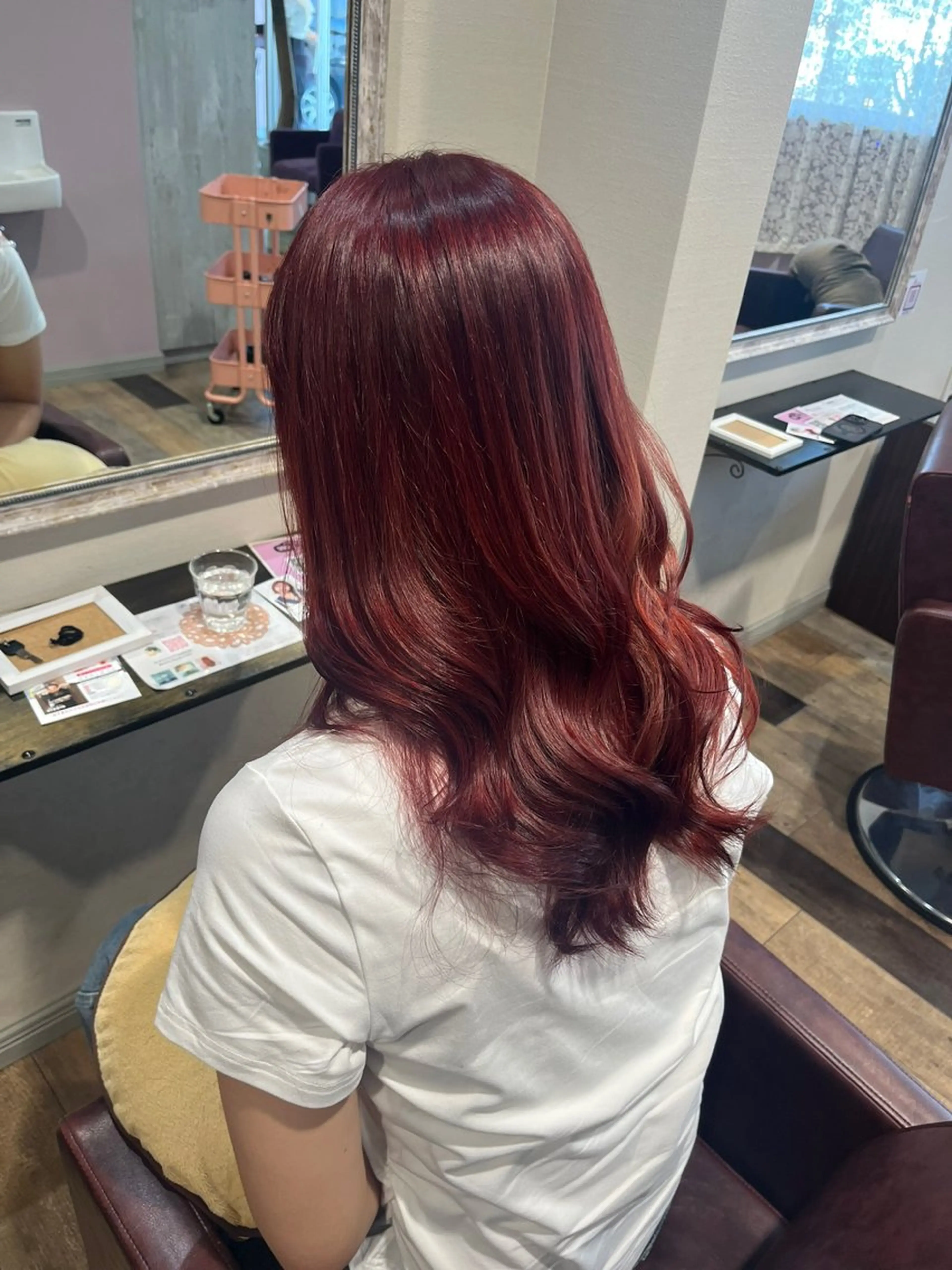 ロング カラー カット ヘアカラー トリートメント ブリーチなし艶カラー /いくののヘアスタイル