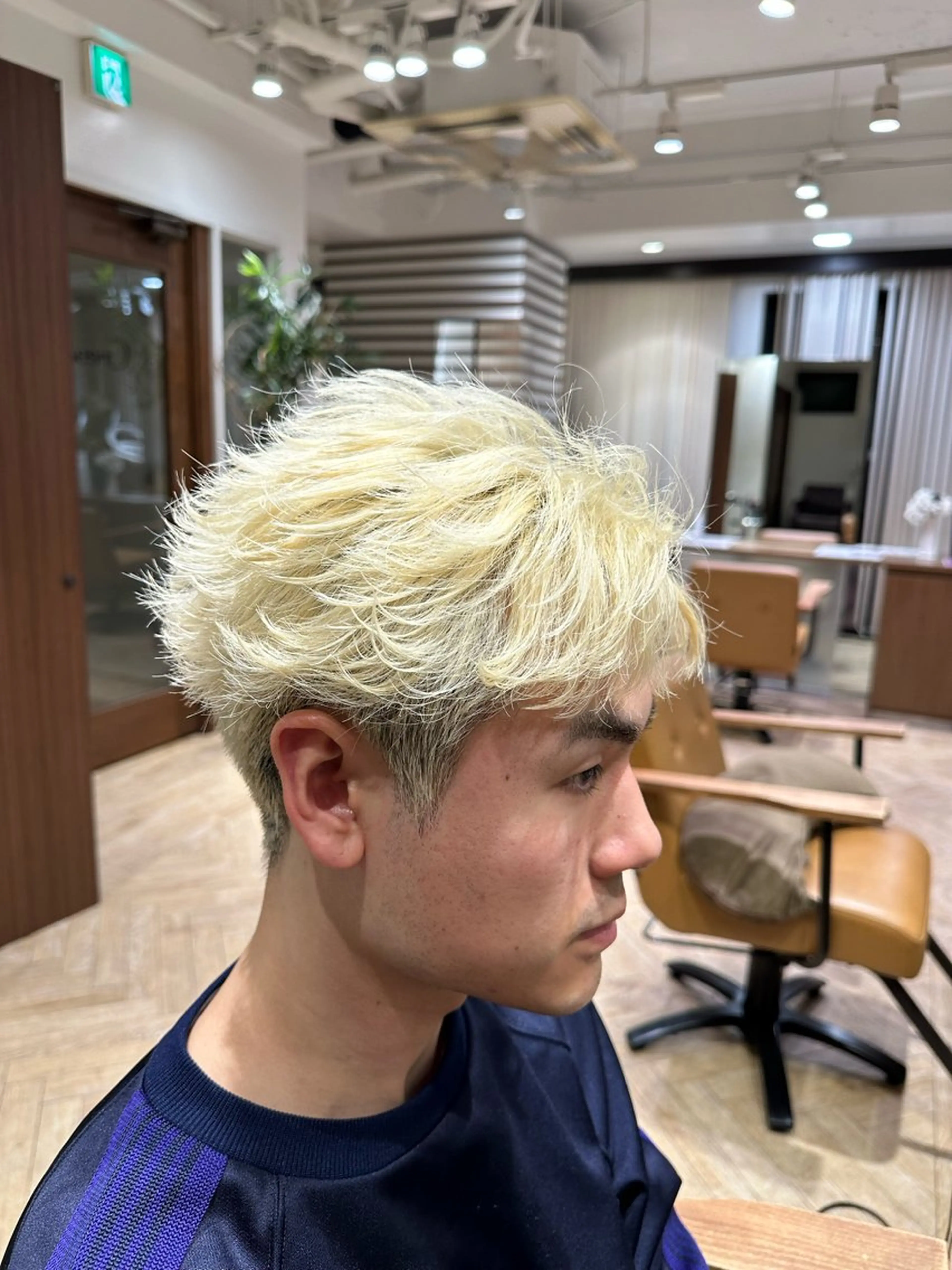 ショート メンズ カット メンズ特化/フェザー パーマ  和哉のヘアスタイル