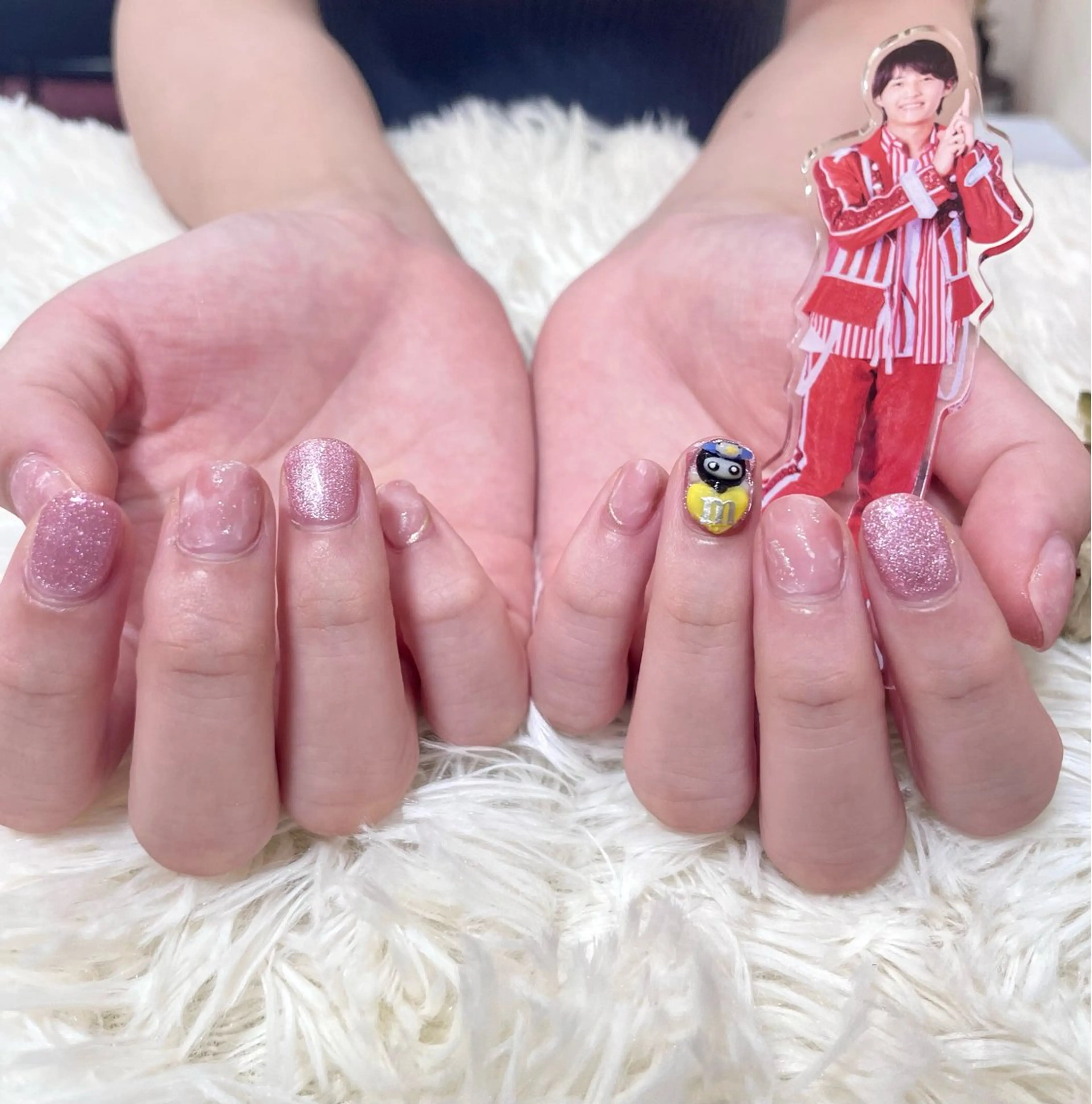 ネイル 大理石ネイル(マーブル) マットネイル feel.a ‎もえ‎のネイルデザイン