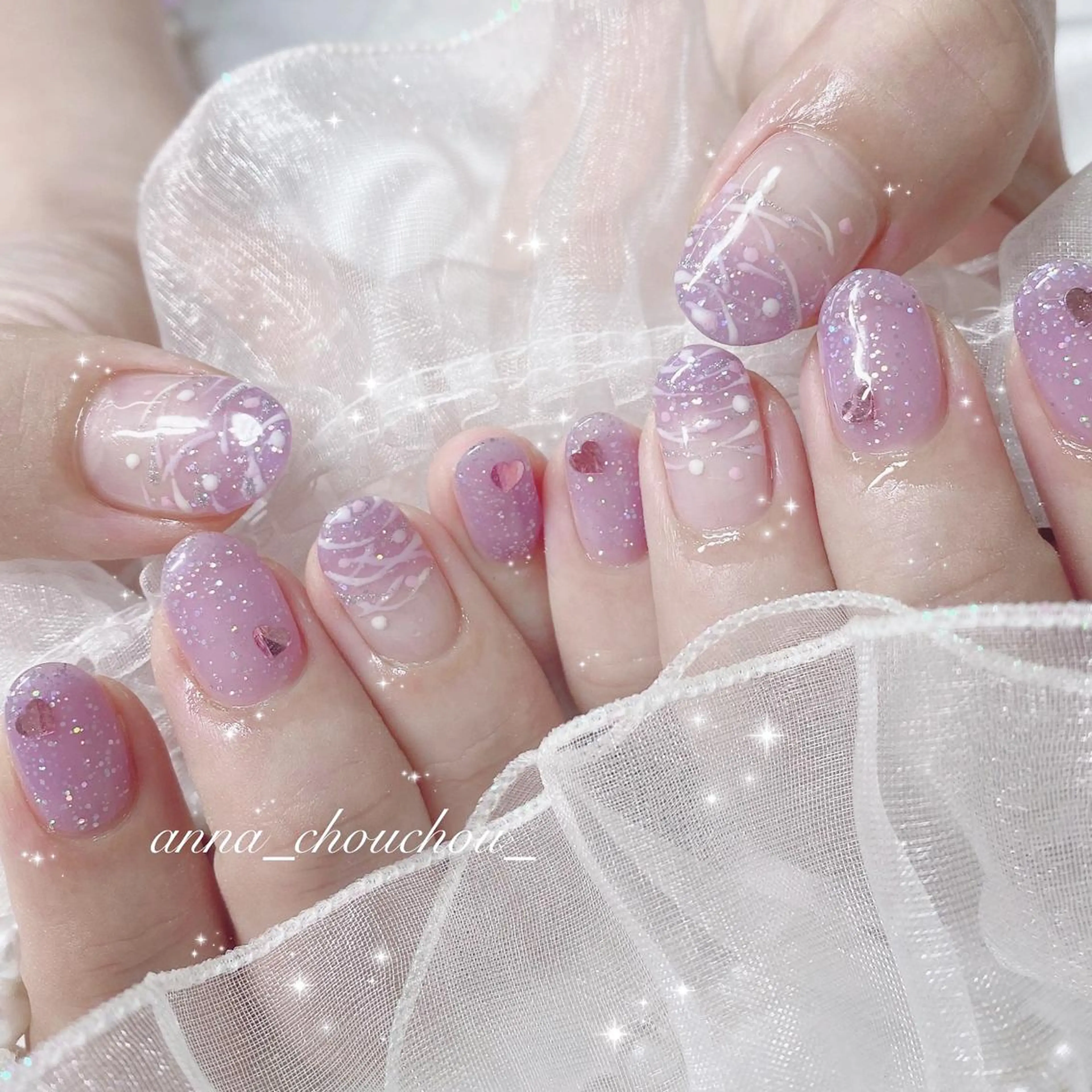 ネイル ハンドネイル Anna Sano⭐️のネイルデザイン