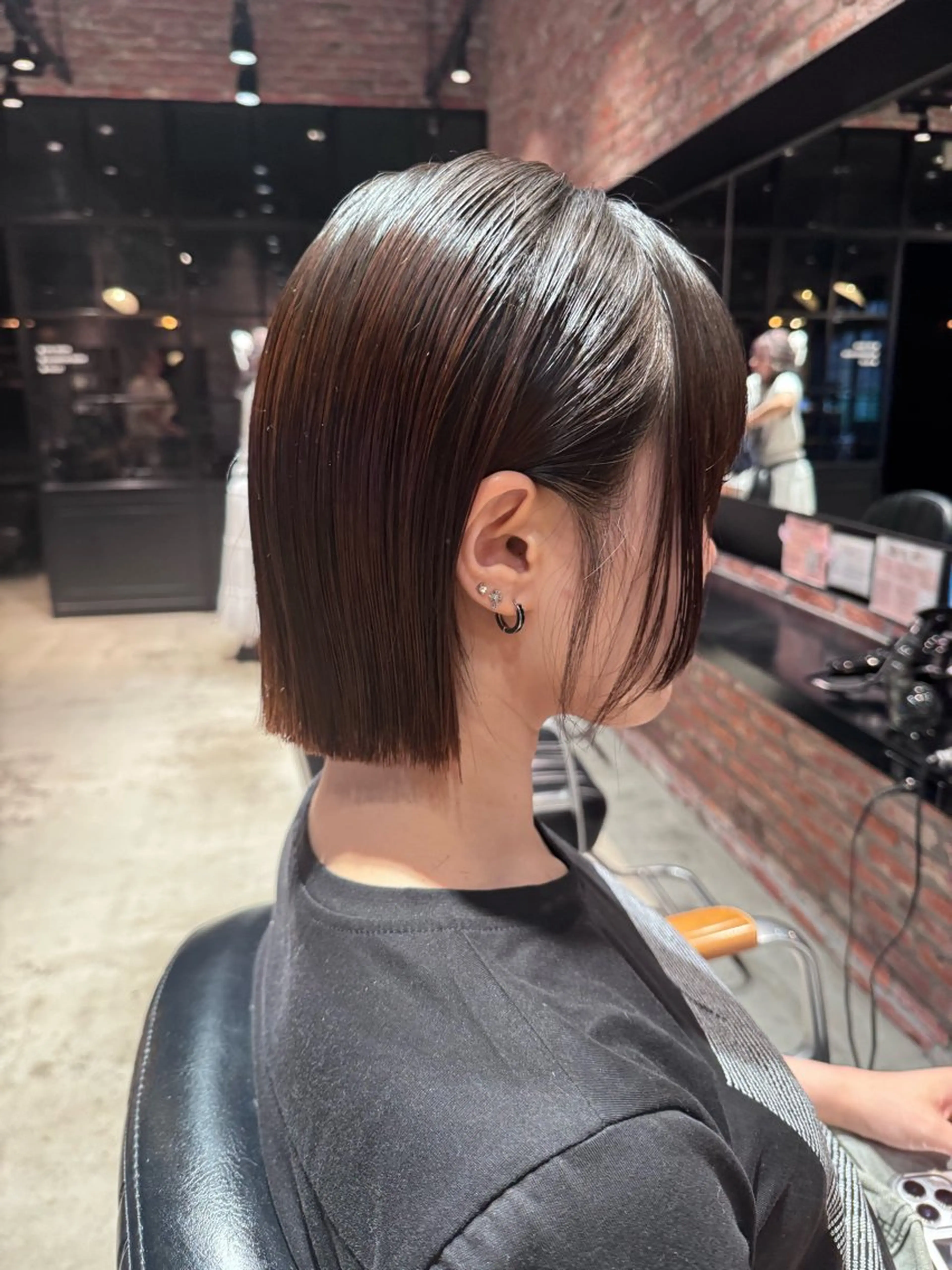 ミディアム ボブ miyu カットモデル募集中のヘアスタイル