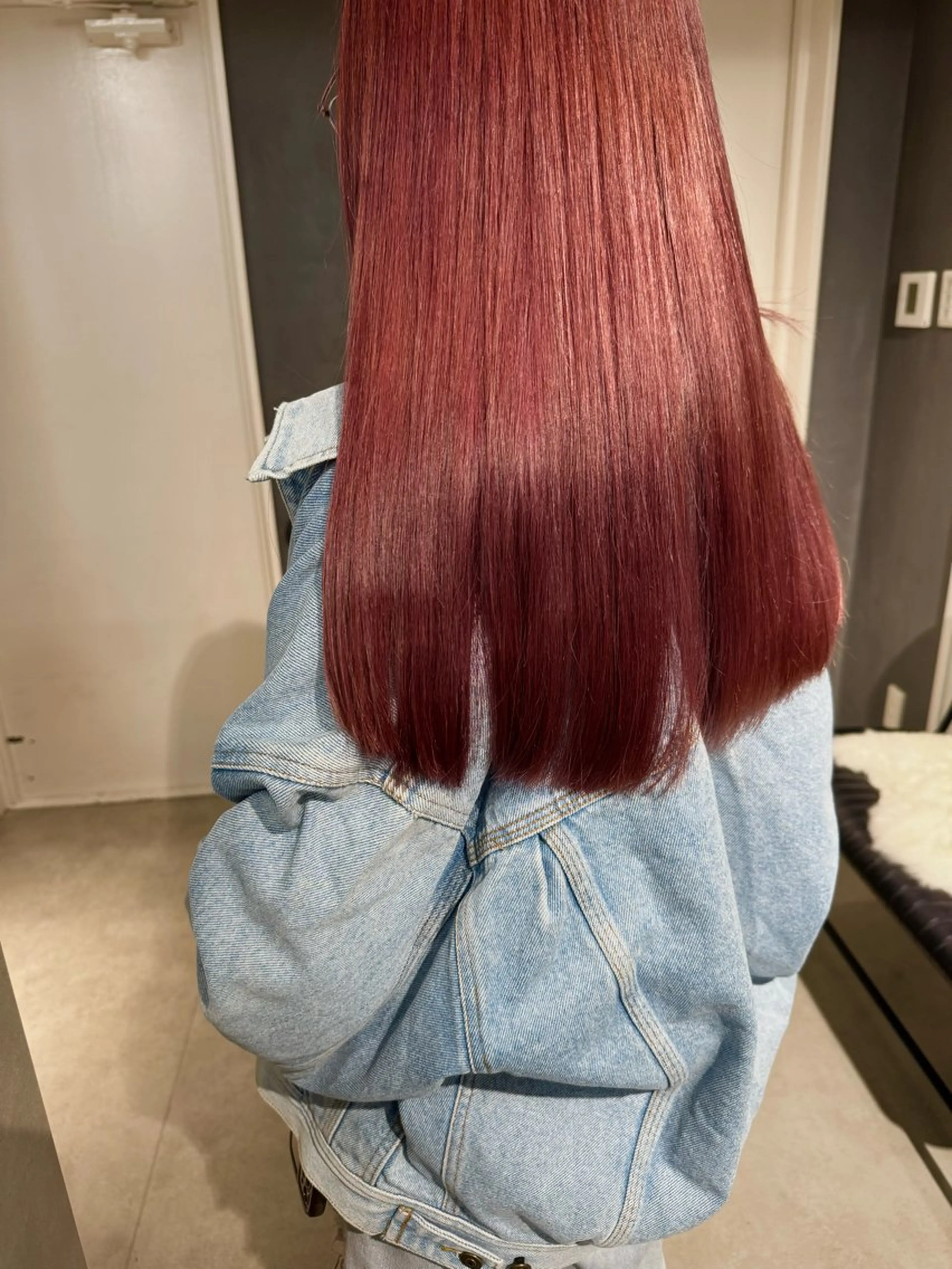 ロング ヘアカラー トリートメント reira/堀江/ 透明感カラーのヘアスタイル