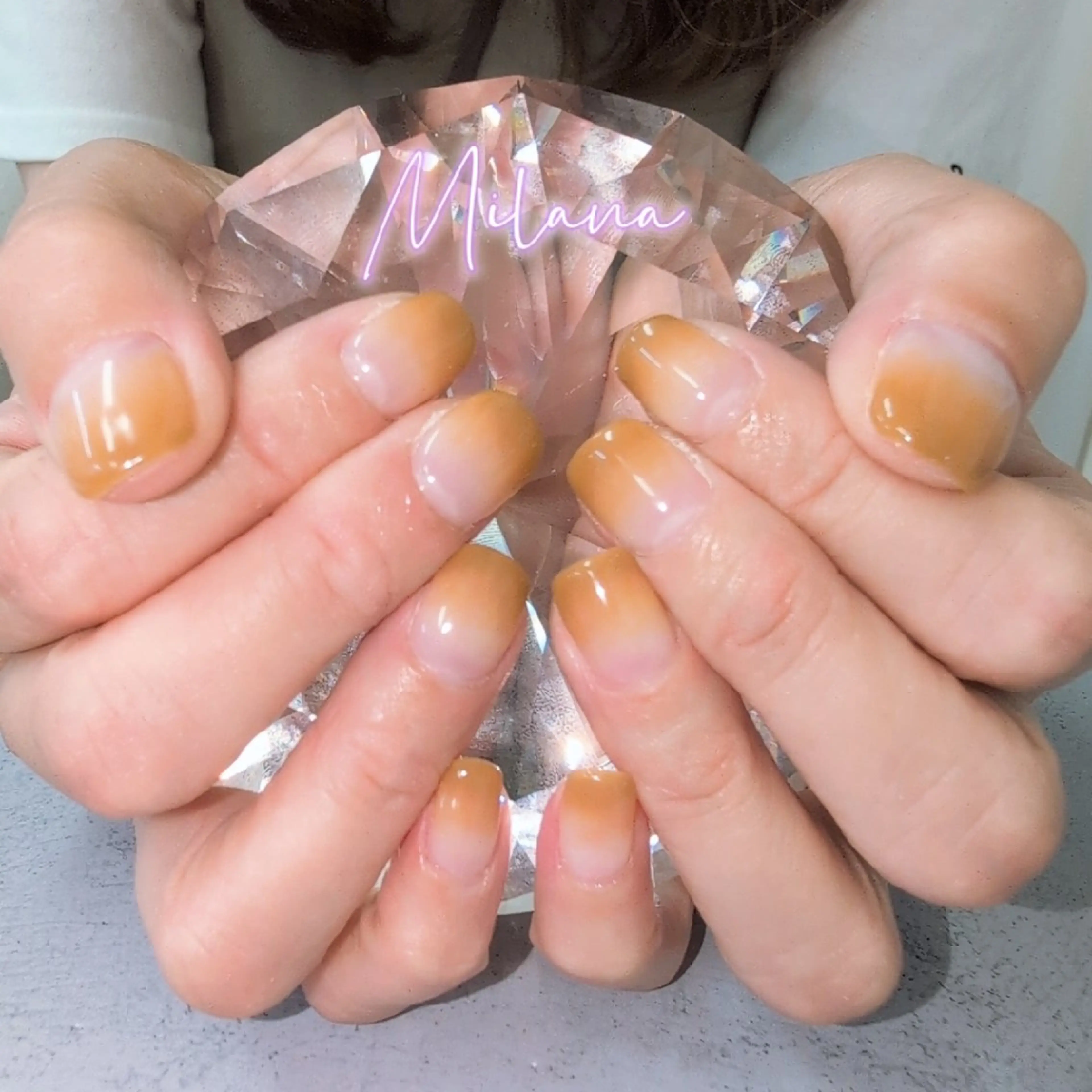 ネイル グラデーション Milana 川瀬のネイルデザイン