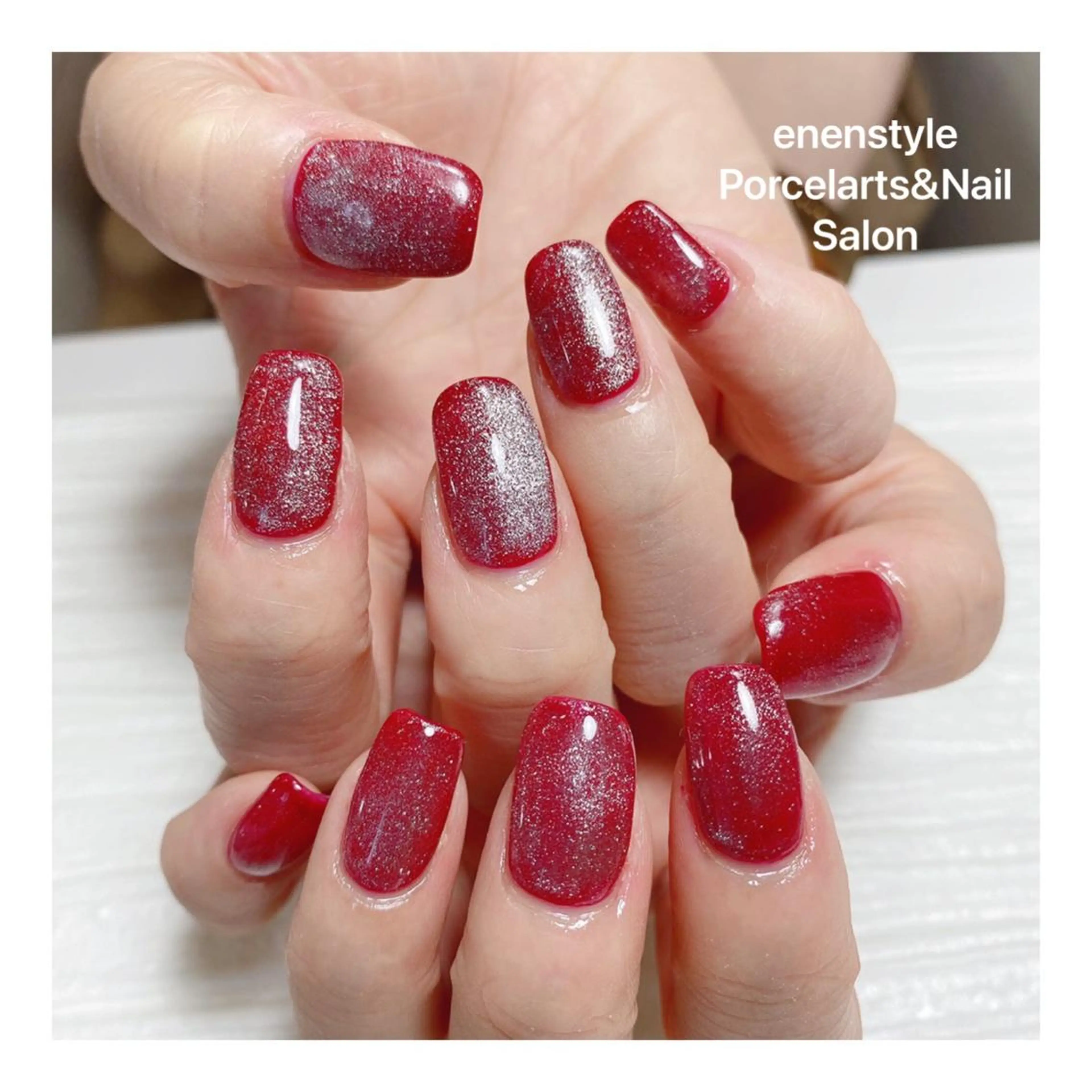 ミディアム ネイル ハンドネイル 👑enen style👑のネイルデザイン