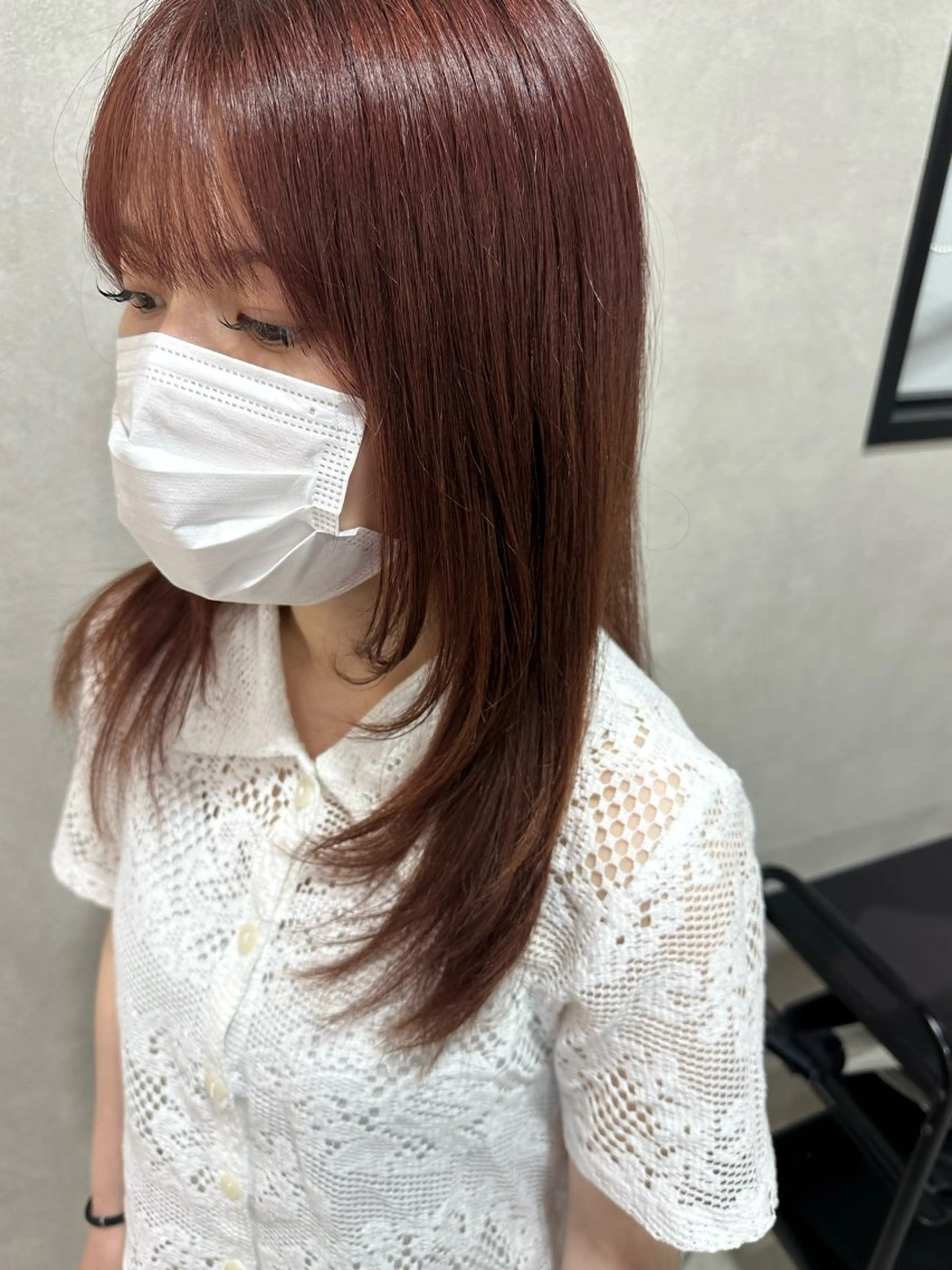 ロング レイヤーカット カット ヘアカラー トリートメント 小寺 唯希のヘアスタイル