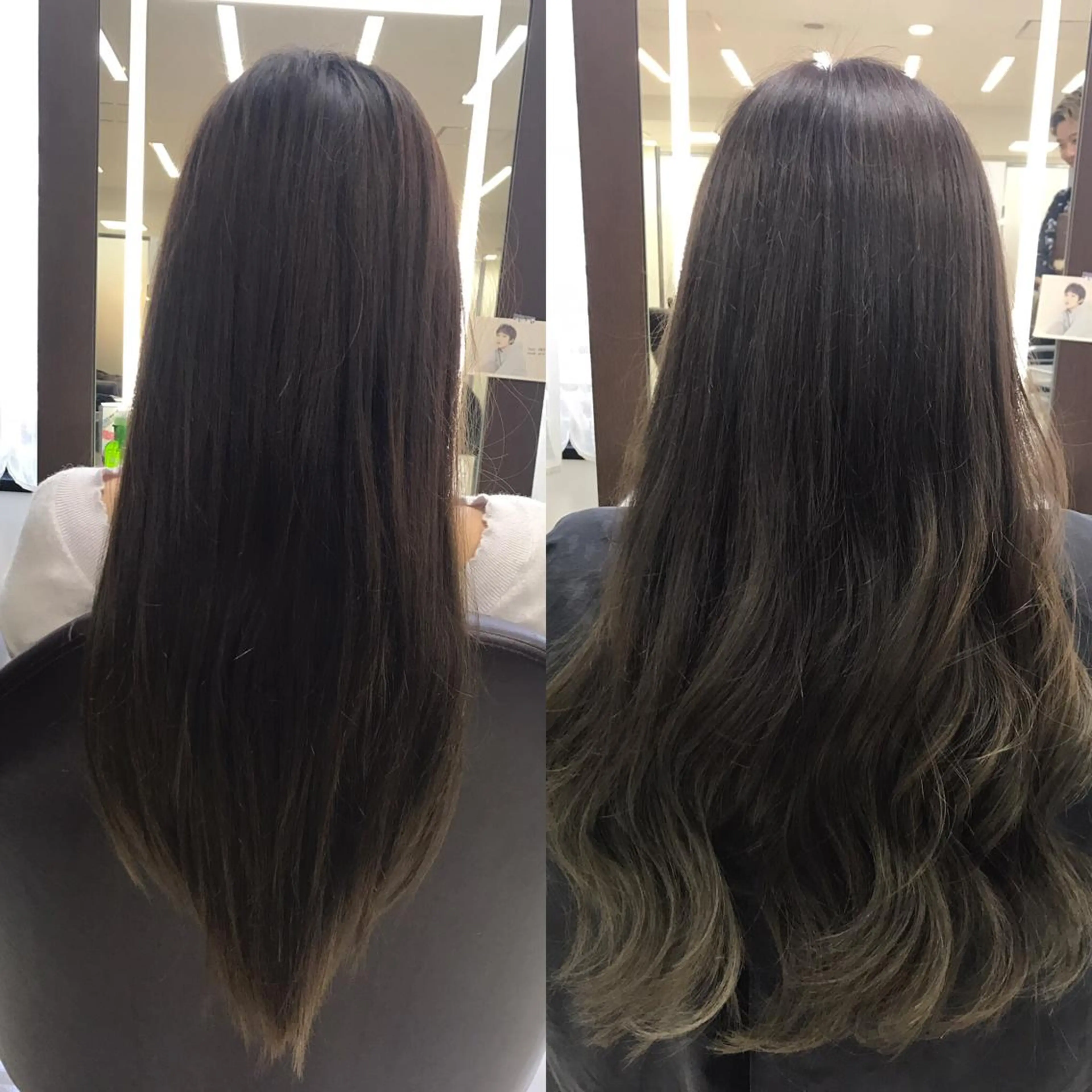 カラー アッシュ ブリーチ グラデーションカラー ブリーチなしカラー 羽エクステ🩷 🤍まき🤍のヘアスタイル