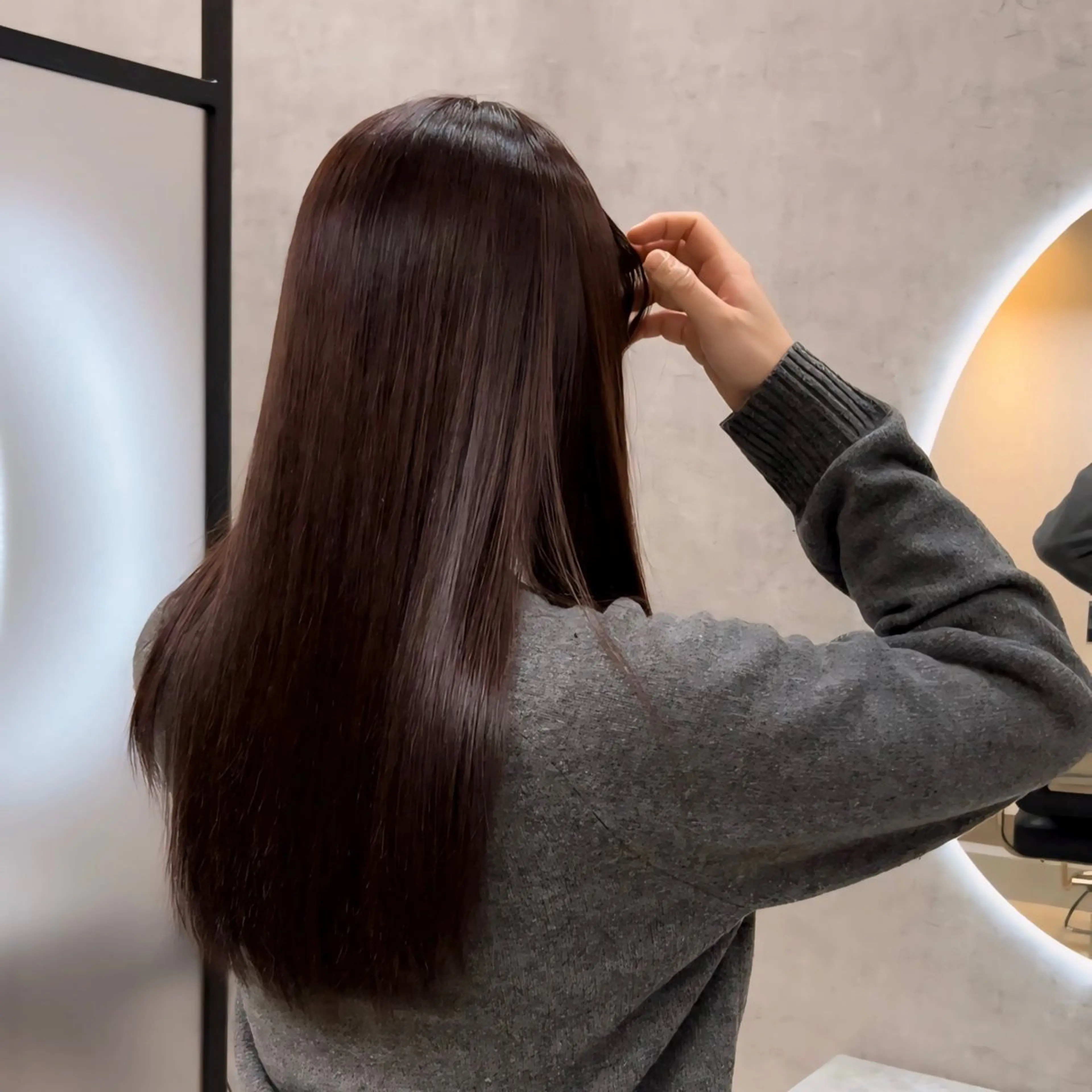 ロング カット ヘアカラー トリートメント 【レイヤー×透明感 カラー】mayaのヘアスタイル