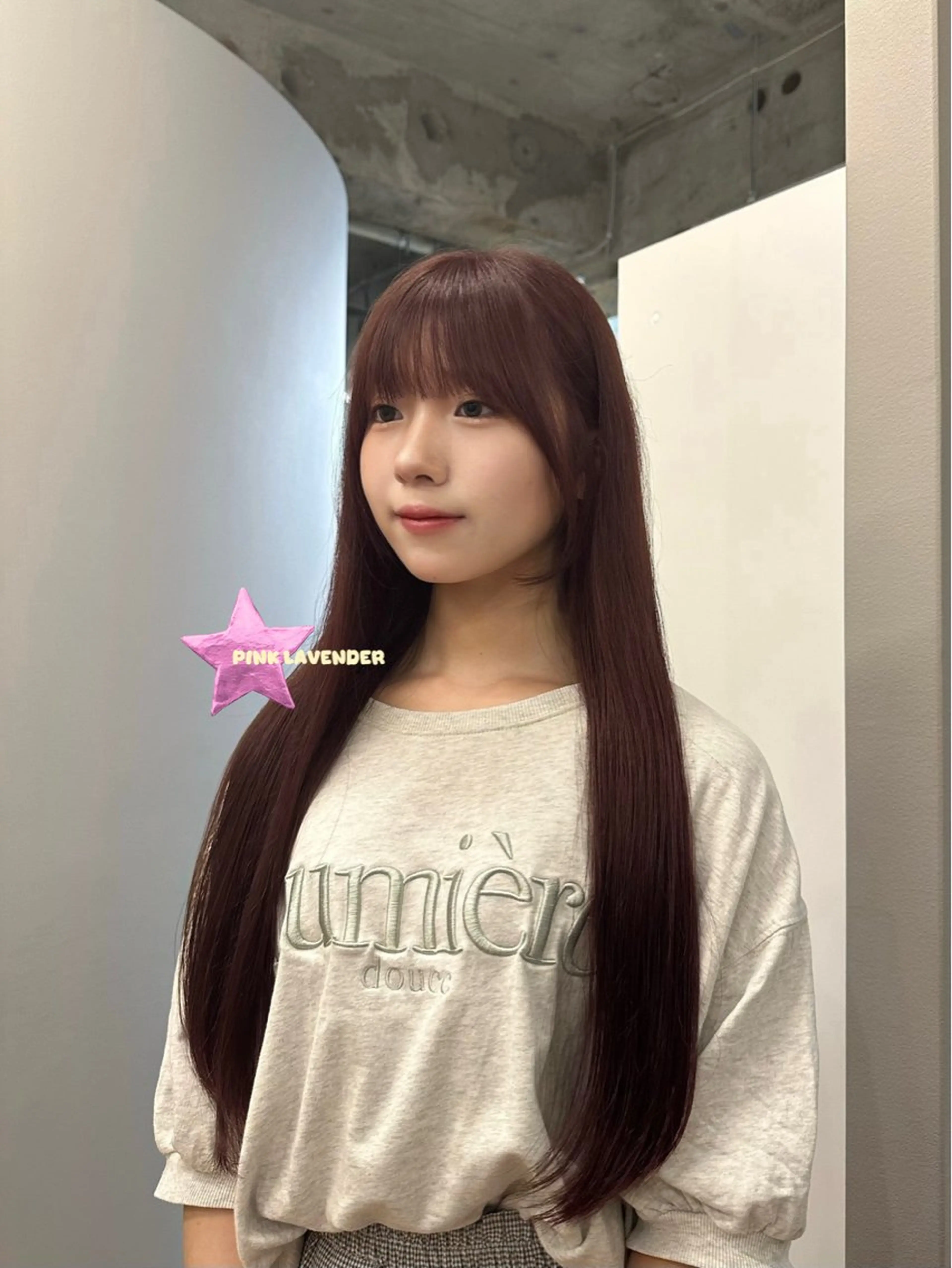 ロング カット ヘアカラー トリートメント IROW天神大名店 Rinaのヘアスタイル