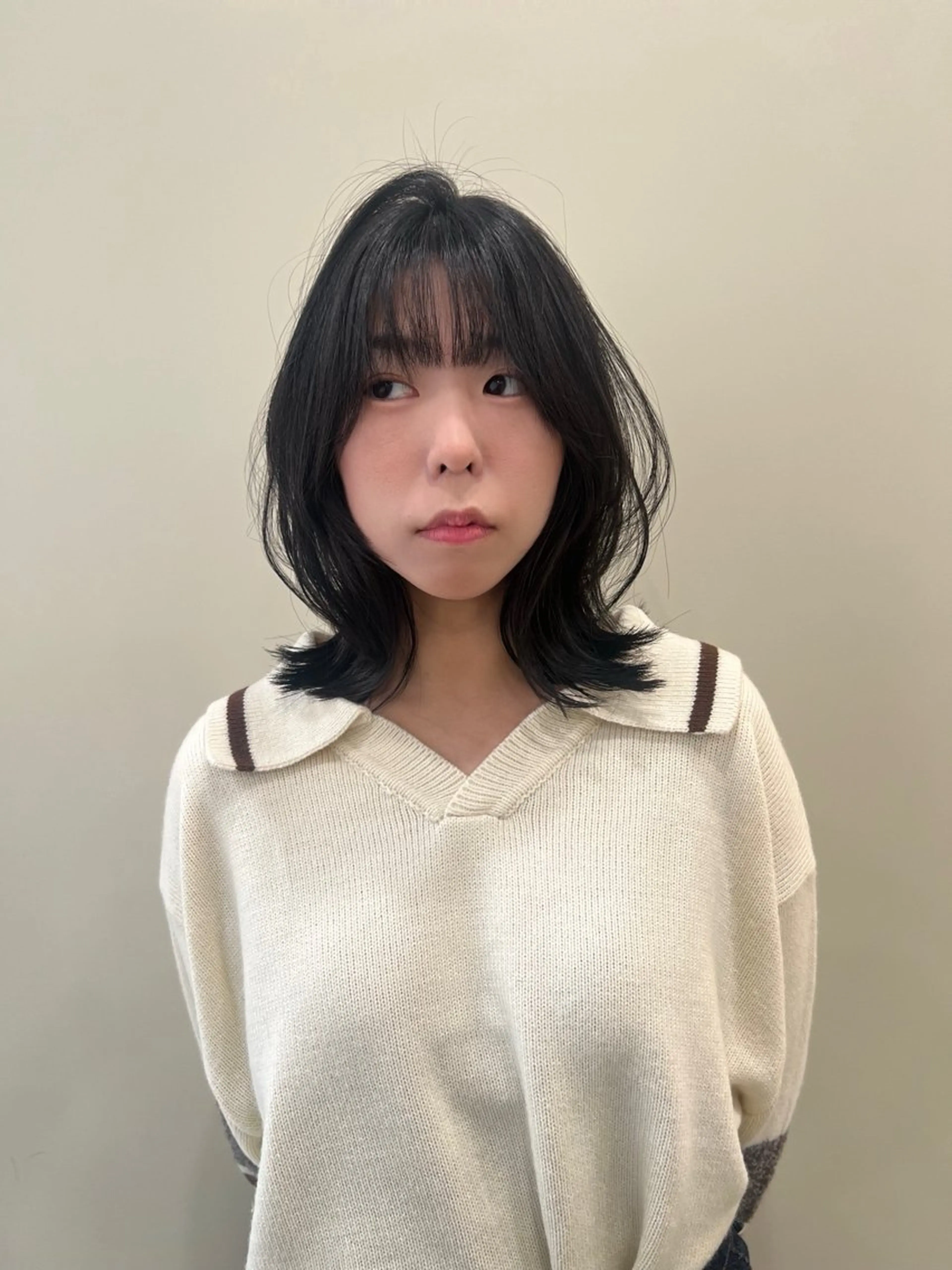 ミディアム カット トリートメント tomu/天神大名/ 透明感カラー🐴のヘアスタイル