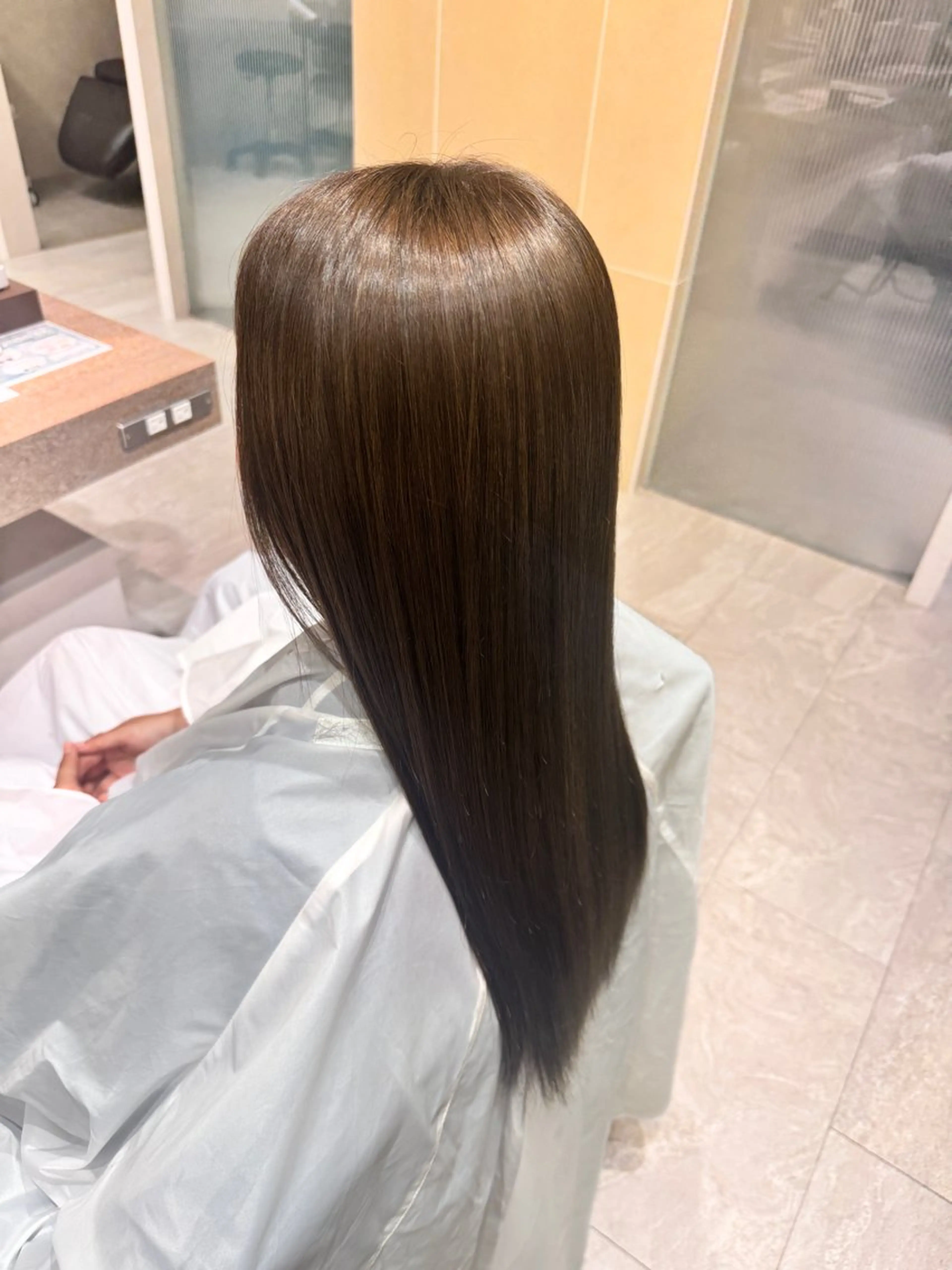 ロング カラー アッシュ ベージュカラー ロング ヘアカラー トリートメント sakura❀/板橋 モデル募集中🪄︎︎のヘアスタイル